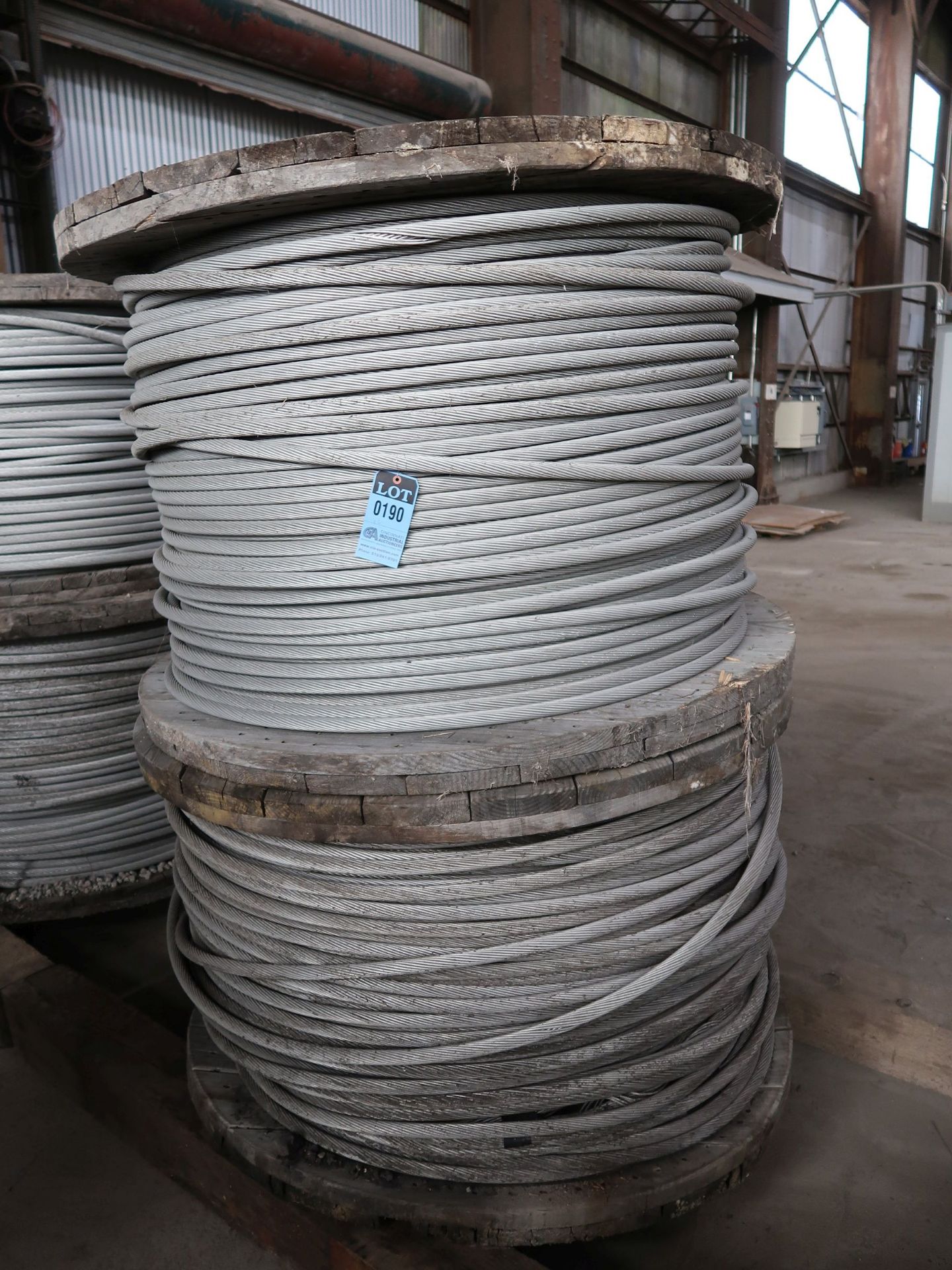 ROLLS 1590 ACRS ALUMINUM WIRE, UNKNOWN LENGTH