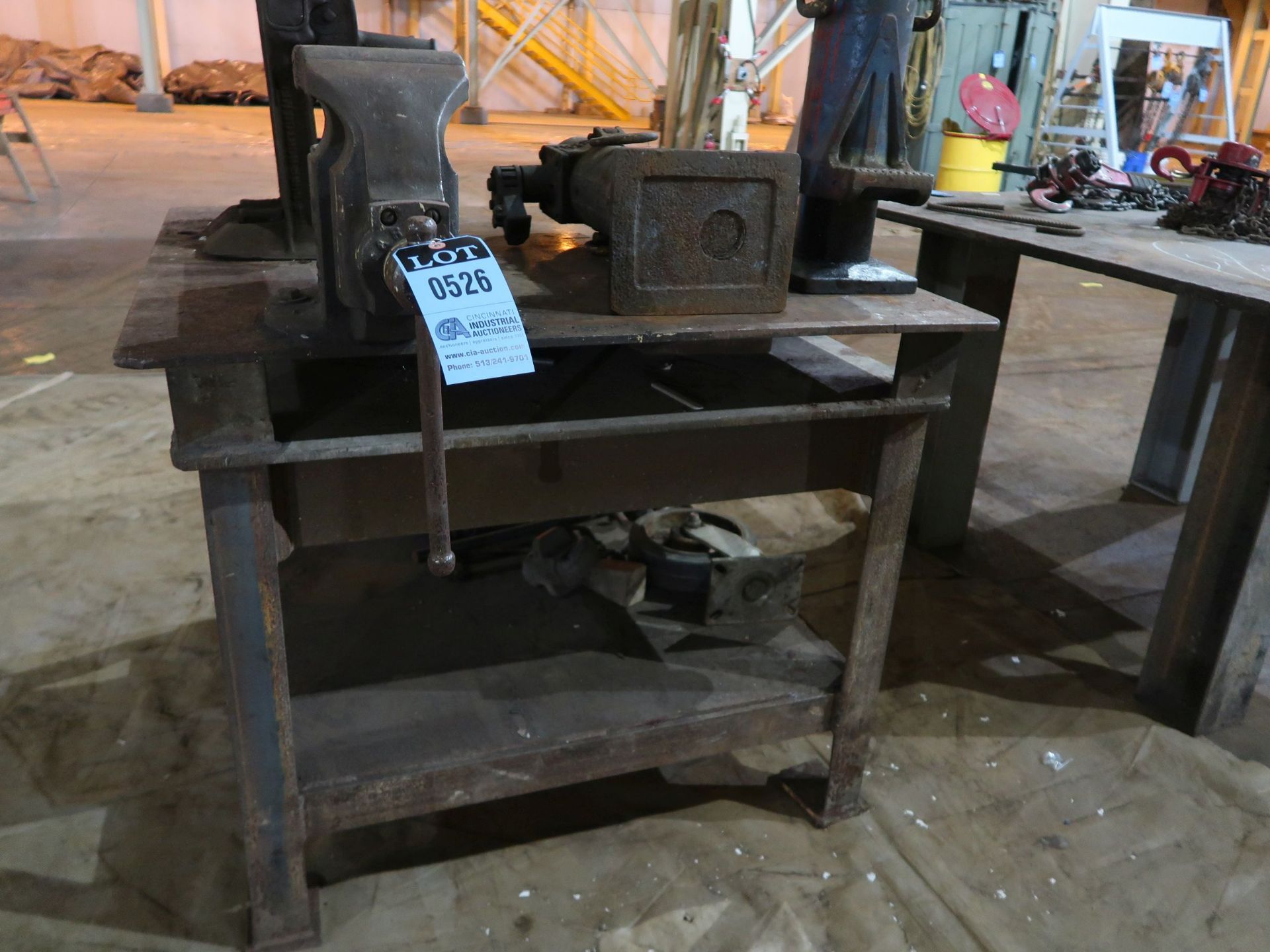 45" X 45" HEAVY DUTY STEEL WELDING TABLE