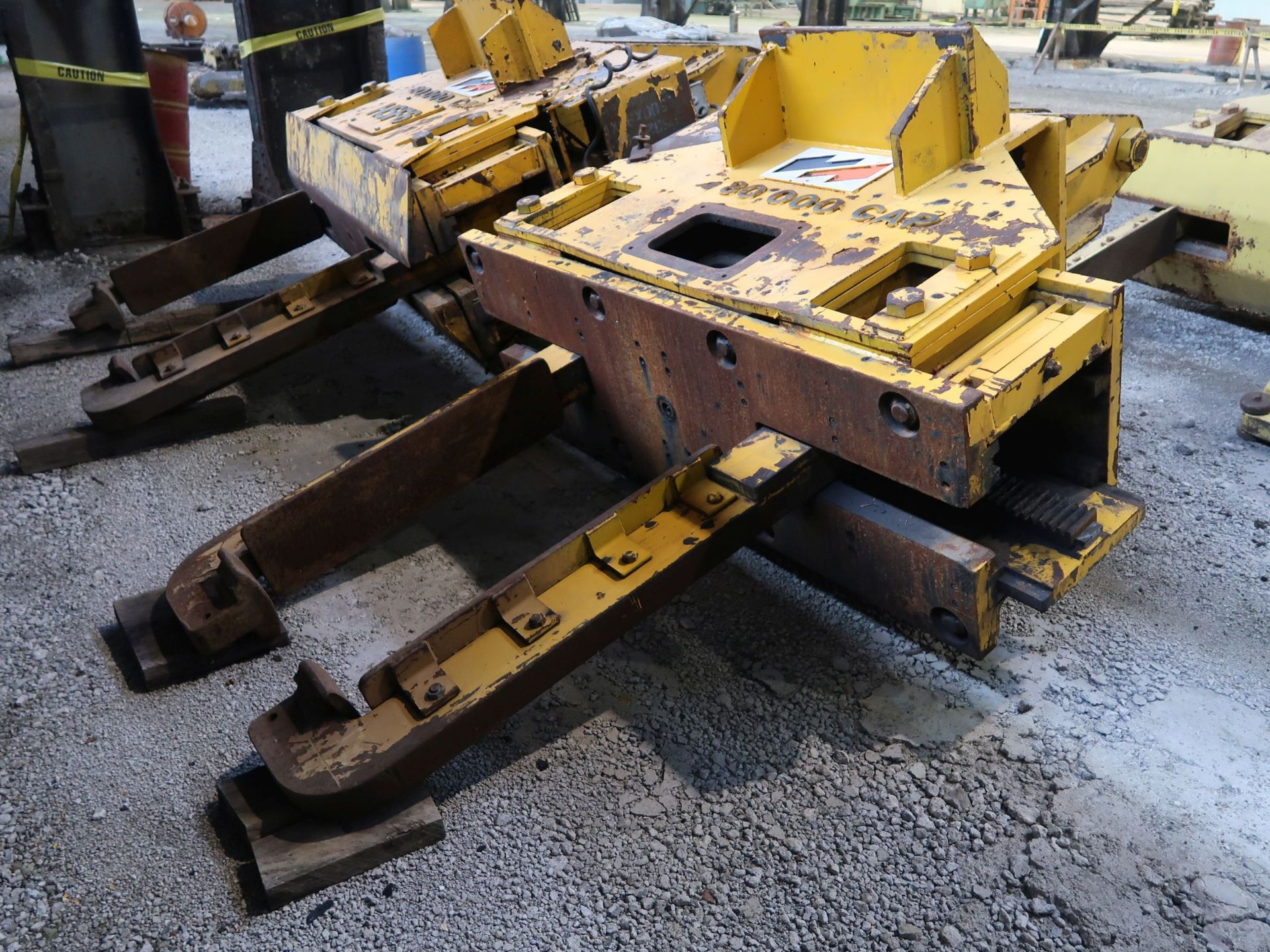 80,000 LB. VOEST - ALPINE HSF7 MOTORIZED OVERHEAD CRANE COIL LIFTER - Image 2 of 2