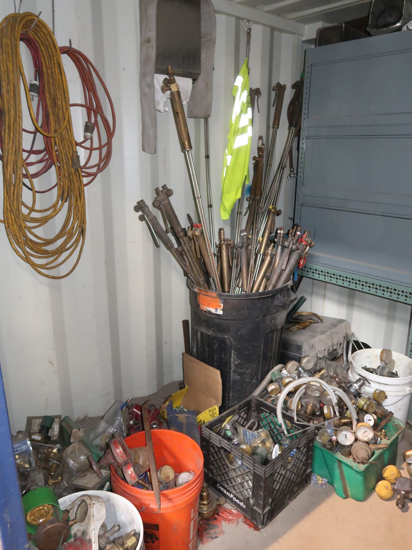 CONTENTS OF CONTAINER WELDING SUPPLIES