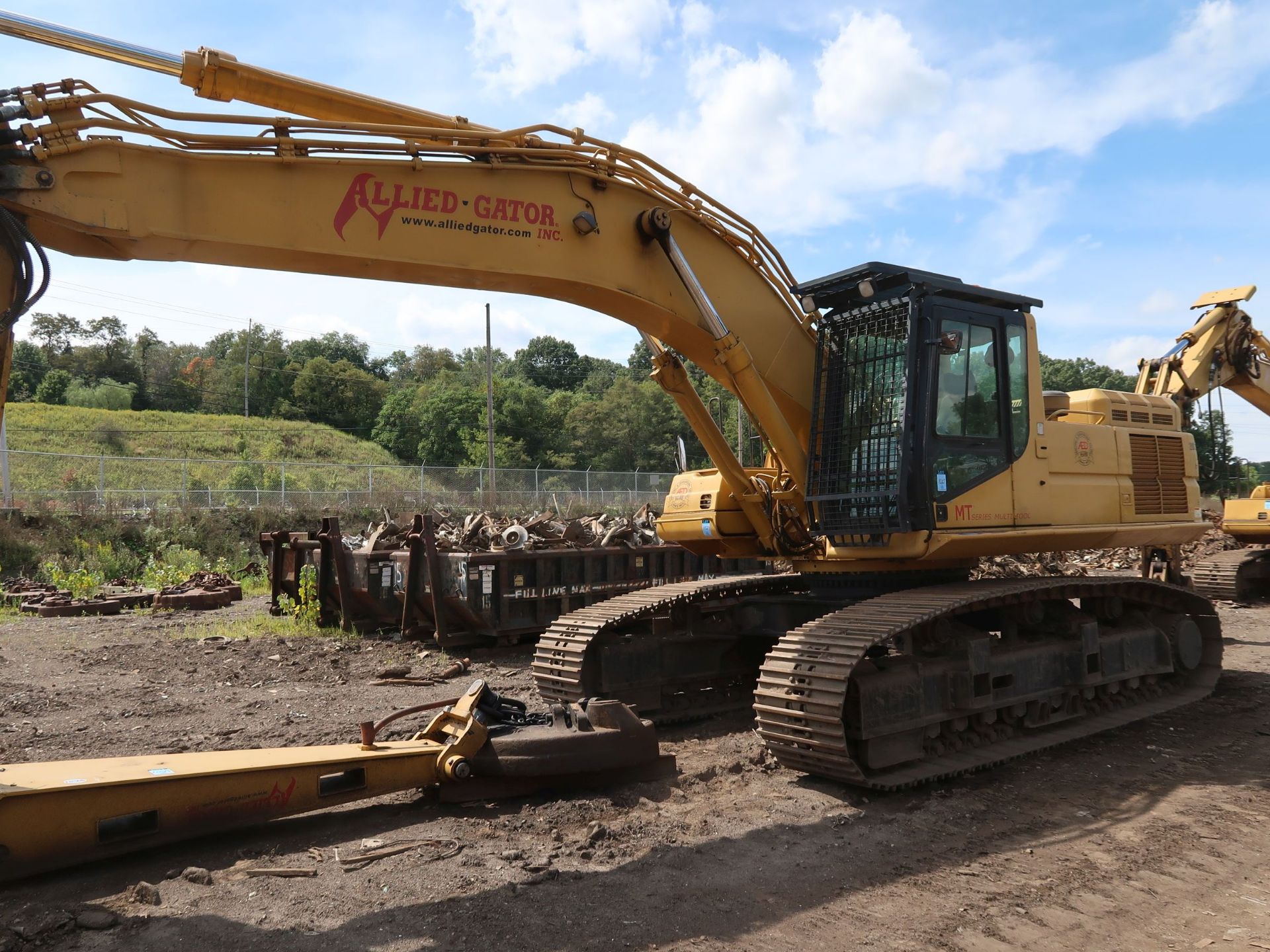 2002 CATERPILLAR MODEL 345BL-VG HYDRAULIC EXCAVATOR; S/N CCC00448, 29-1/2" TRACKS, GENERATOR SET,