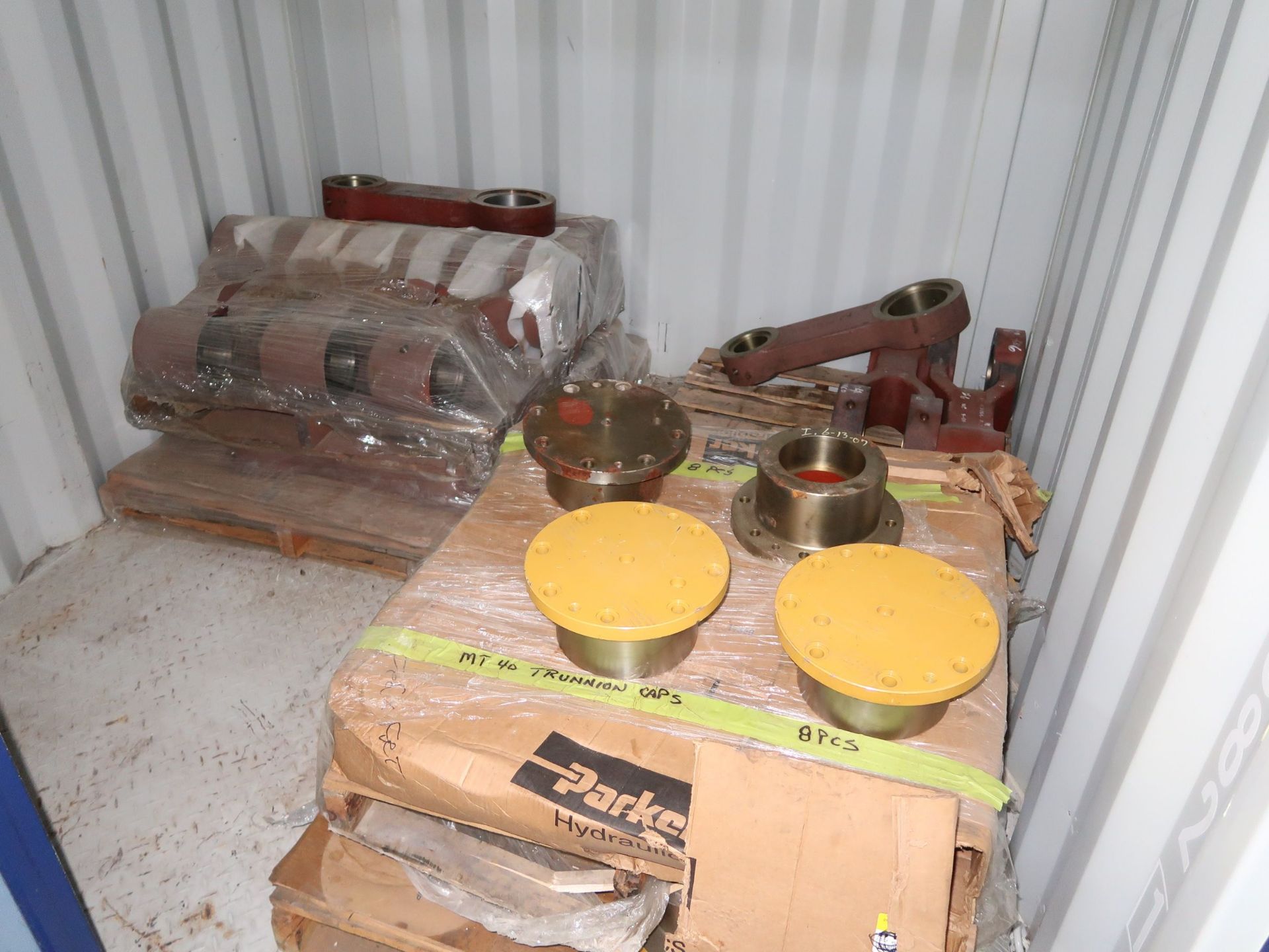 (LOT) LARGE OFFERING OF ALLIED GATOR PARTS THAT ARE STORED IN (160) CONEX CONTIANERS, YELLOW STEEL - Image 33 of 190