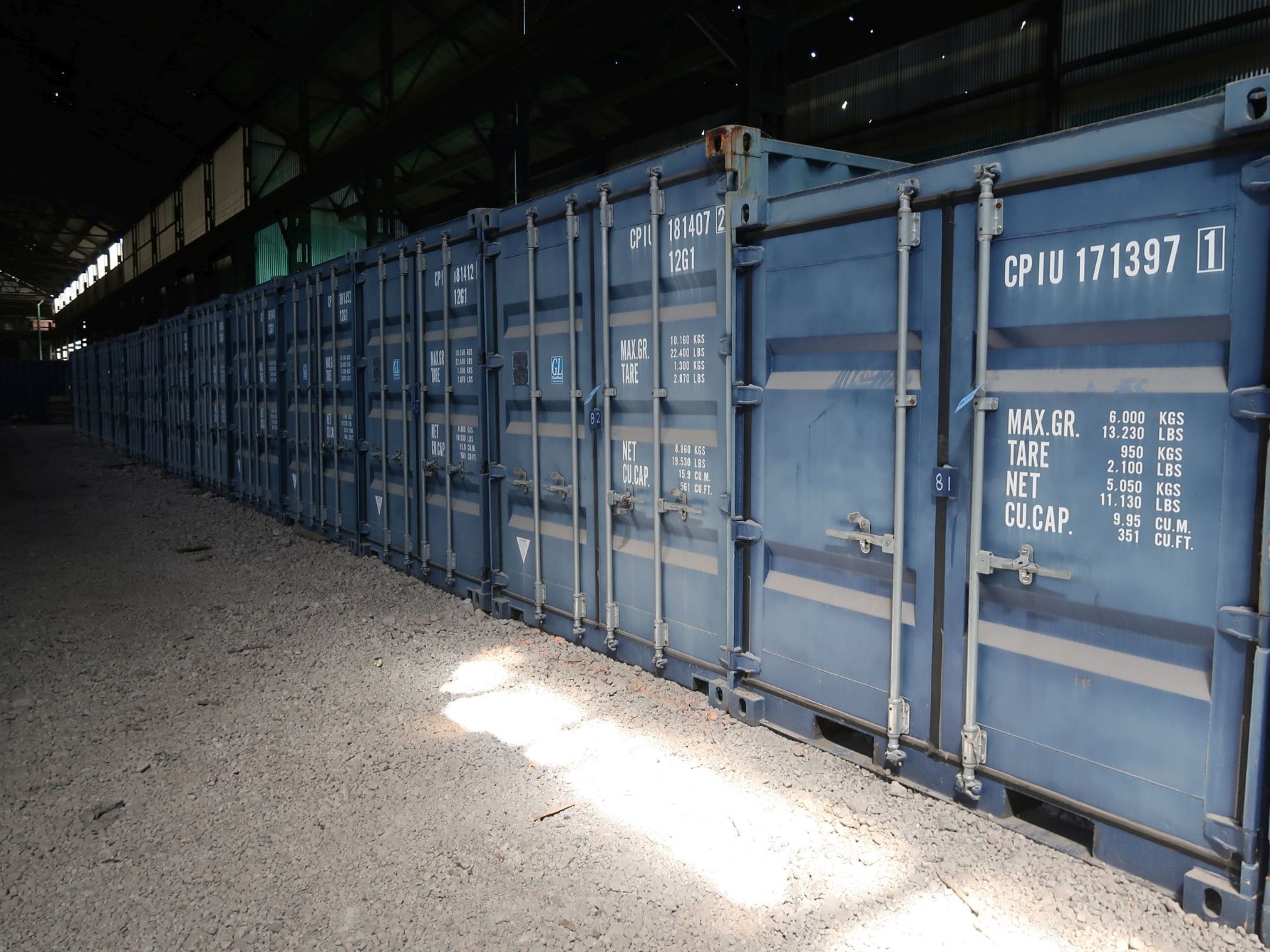 7' X 8' CONEX STORAGE CONTAINERS