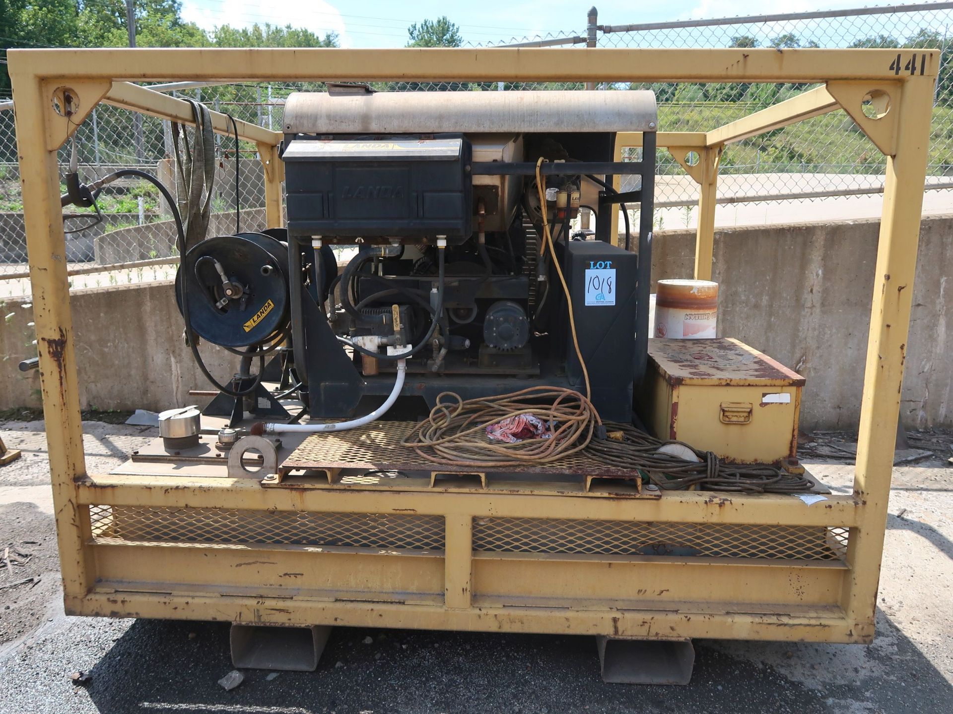 3,500 PSI LANDA MODEL SDHW6-3500 DIESEL POWERED SKID MOUNTED POWER WASH; S/N P0304-76533 - Image 2 of 4