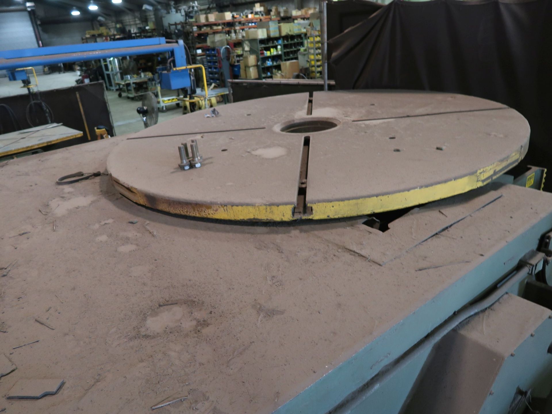 40,000 LB. ARONSON MODEL HD400A WELDING POSITIONER; S/N 7950, 96" DIAMETER PLATE - Image 3 of 5