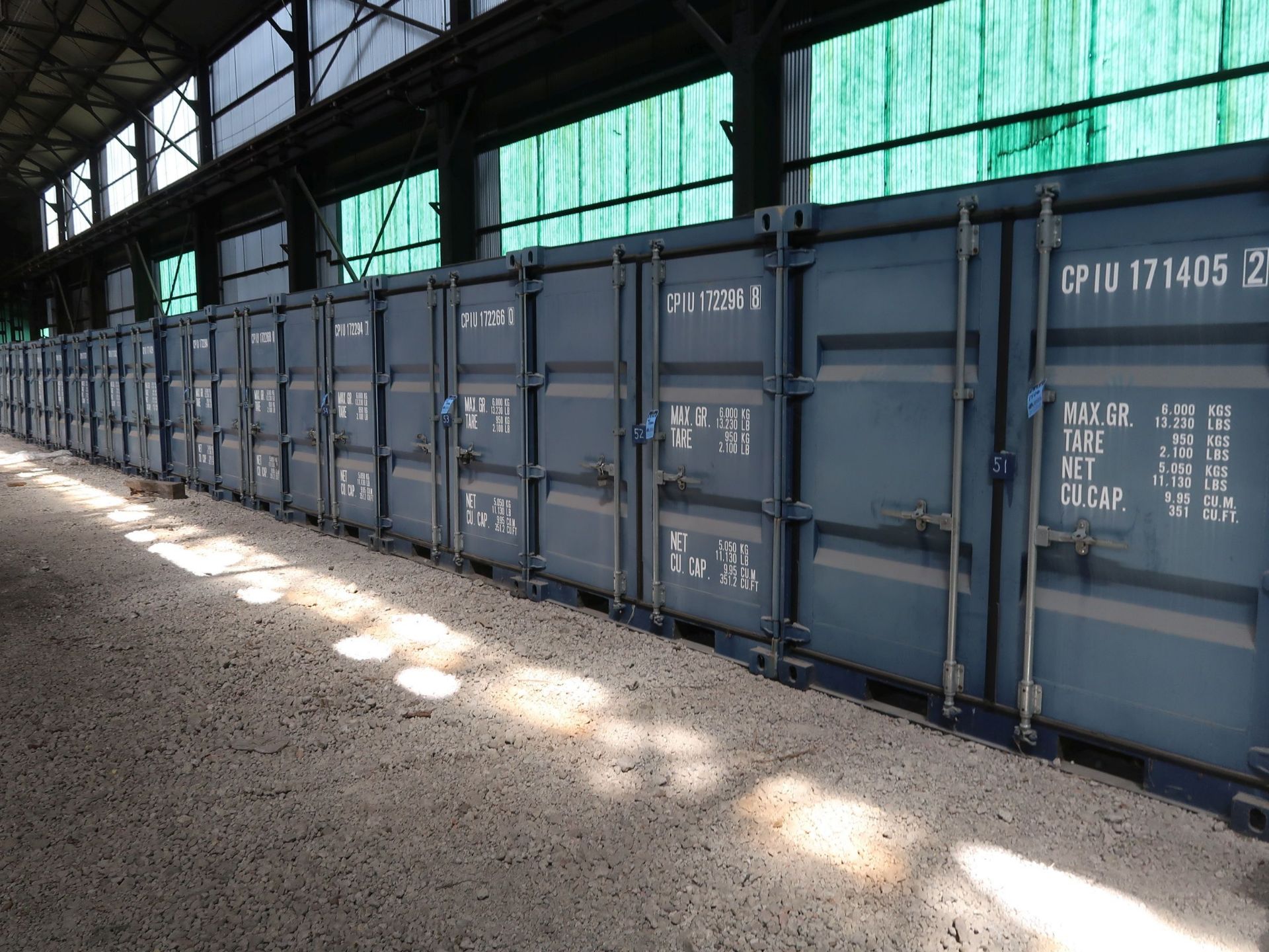 7' X 8' CONEX STORAGE CONTAINERS