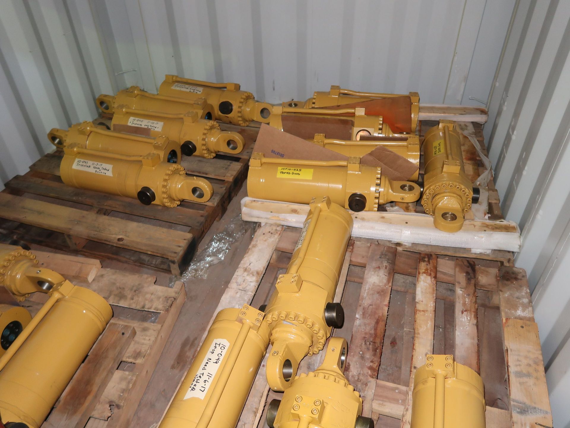 (LOT) LARGE OFFERING OF ALLIED GATOR PARTS THAT ARE STORED IN (160) CONEX CONTIANERS, YELLOW STEEL - Image 95 of 190