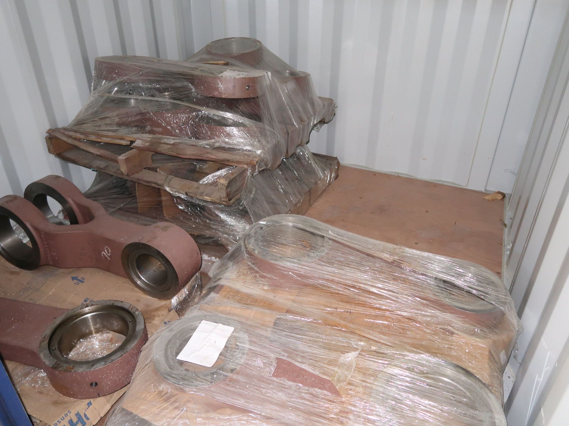 (LOT) LARGE OFFERING OF ALLIED GATOR PARTS THAT ARE STORED IN (160) CONEX CONTIANERS, YELLOW STEEL - Image 42 of 190