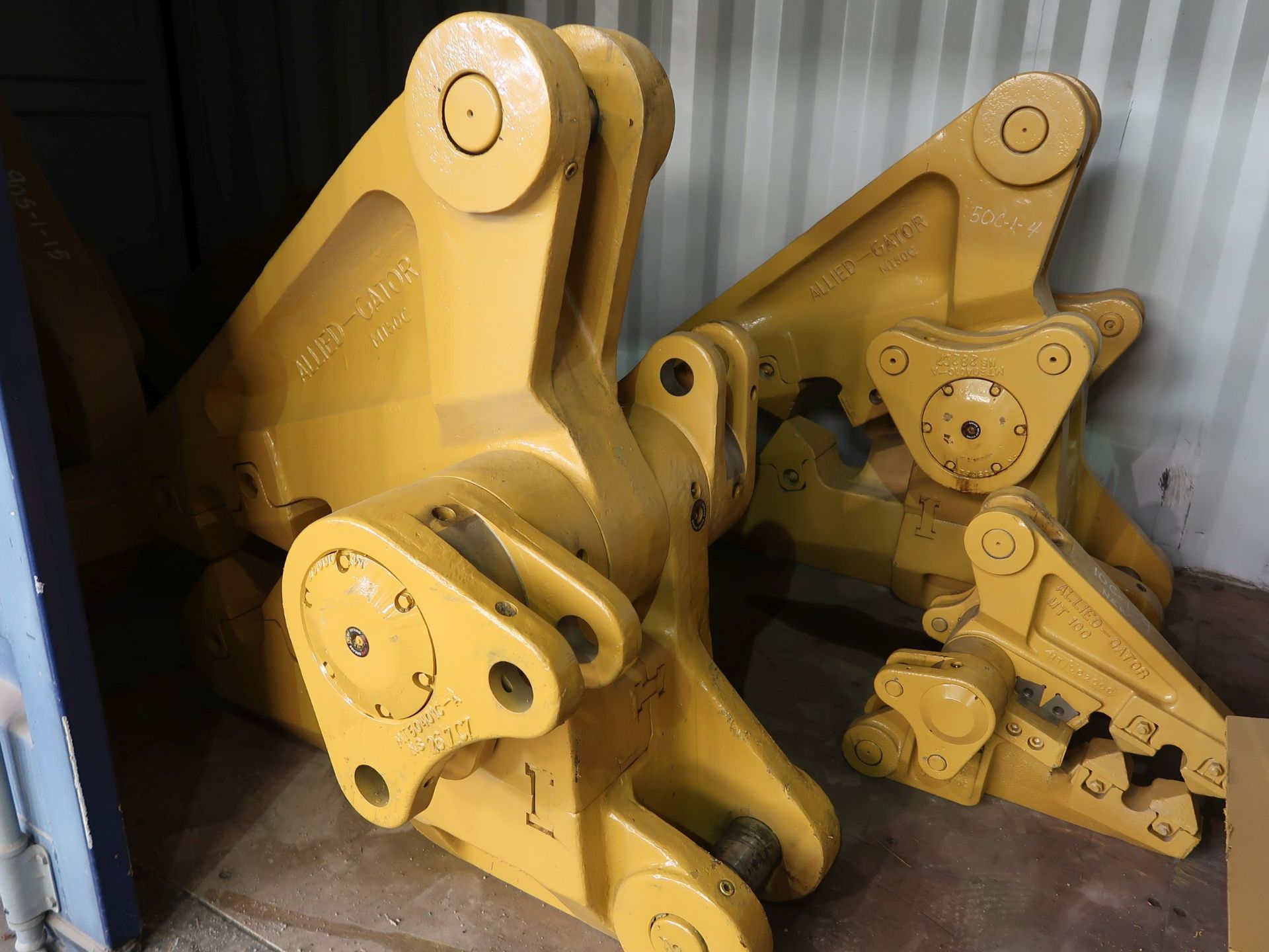 (LOT) LARGE OFFERING OF ALLIED GATOR PARTS THAT ARE STORED IN (160) CONEX CONTIANERS, YELLOW STEEL - Image 107 of 190