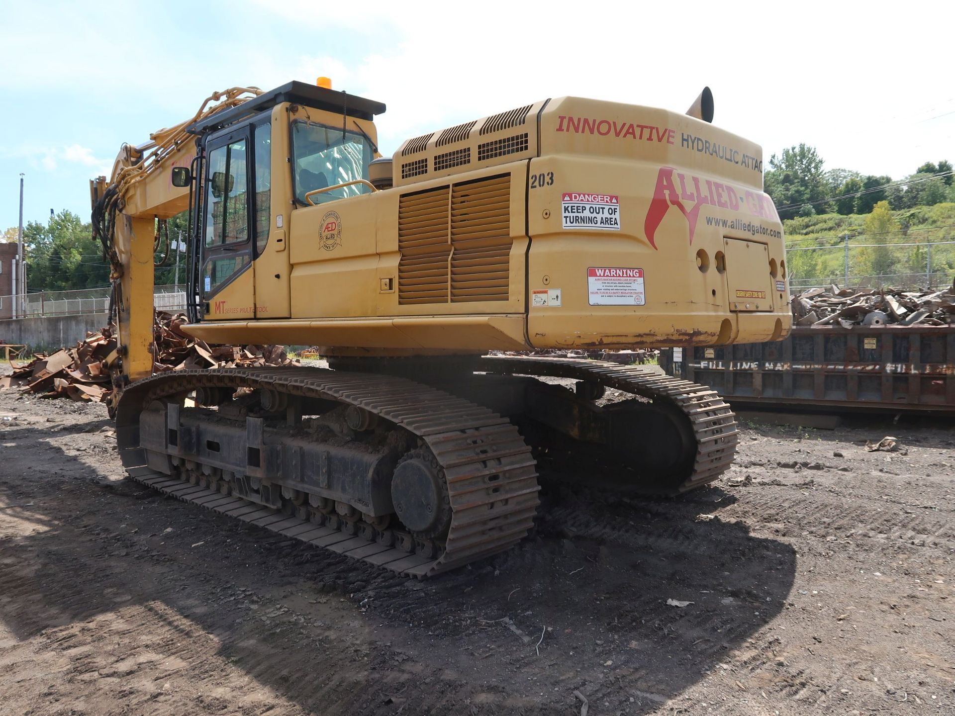 2002 CATERPILLAR MODEL 345BL-VG HYDRAULIC EXCAVATOR; S/N CCC00448, 29-1/2" TRACKS, GENERATOR SET, - Image 5 of 13