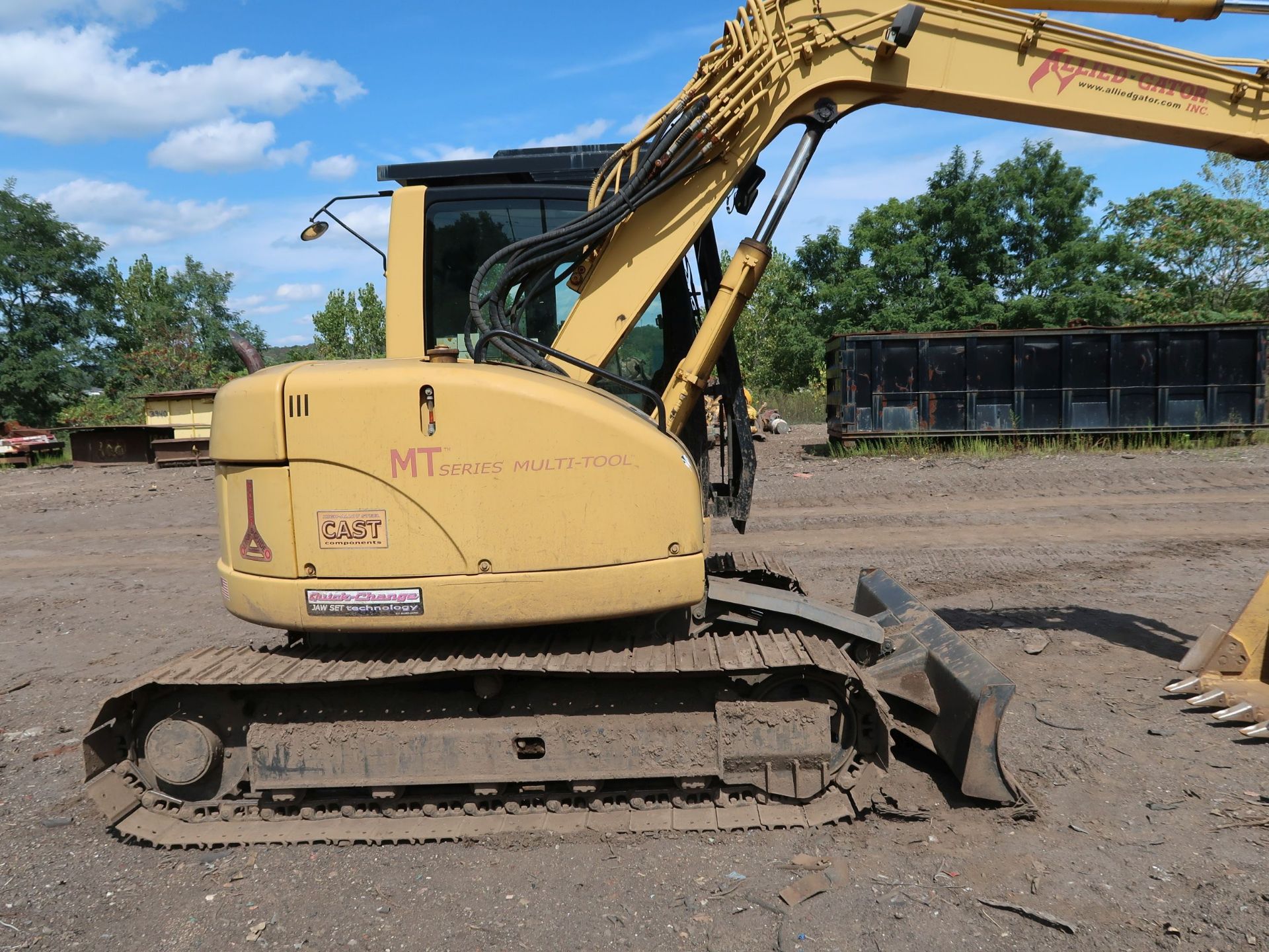 2002 CATERPILLAR MODEL 308CCR HYDRAULIC EXCAVATOR; S/N CPE00995, CAB AC, WINDOW SHIELD, 89" FRONT - Image 2 of 9