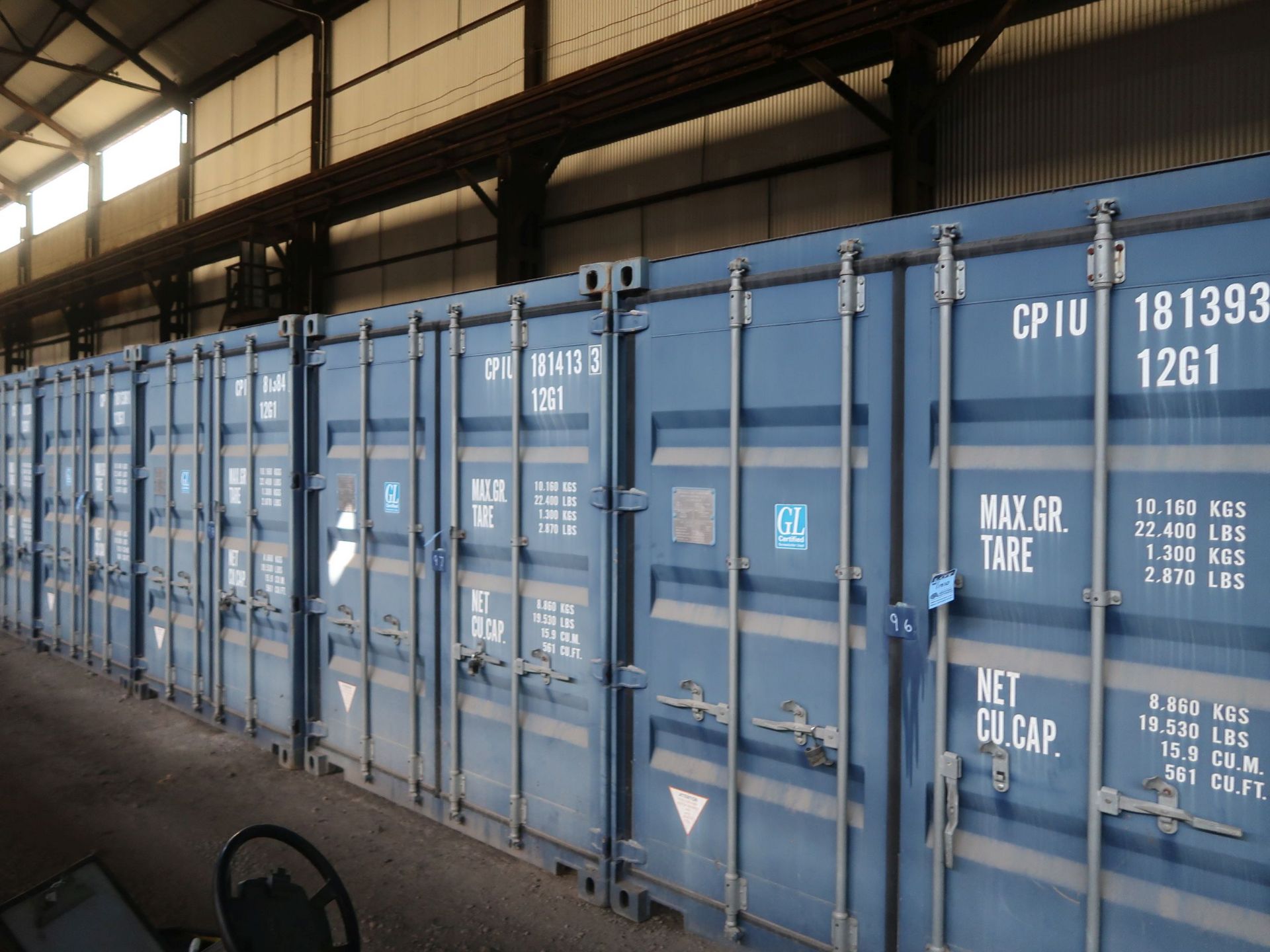 7' X 8' CONEX STORAGE CONTAINERS - Image 2 of 2