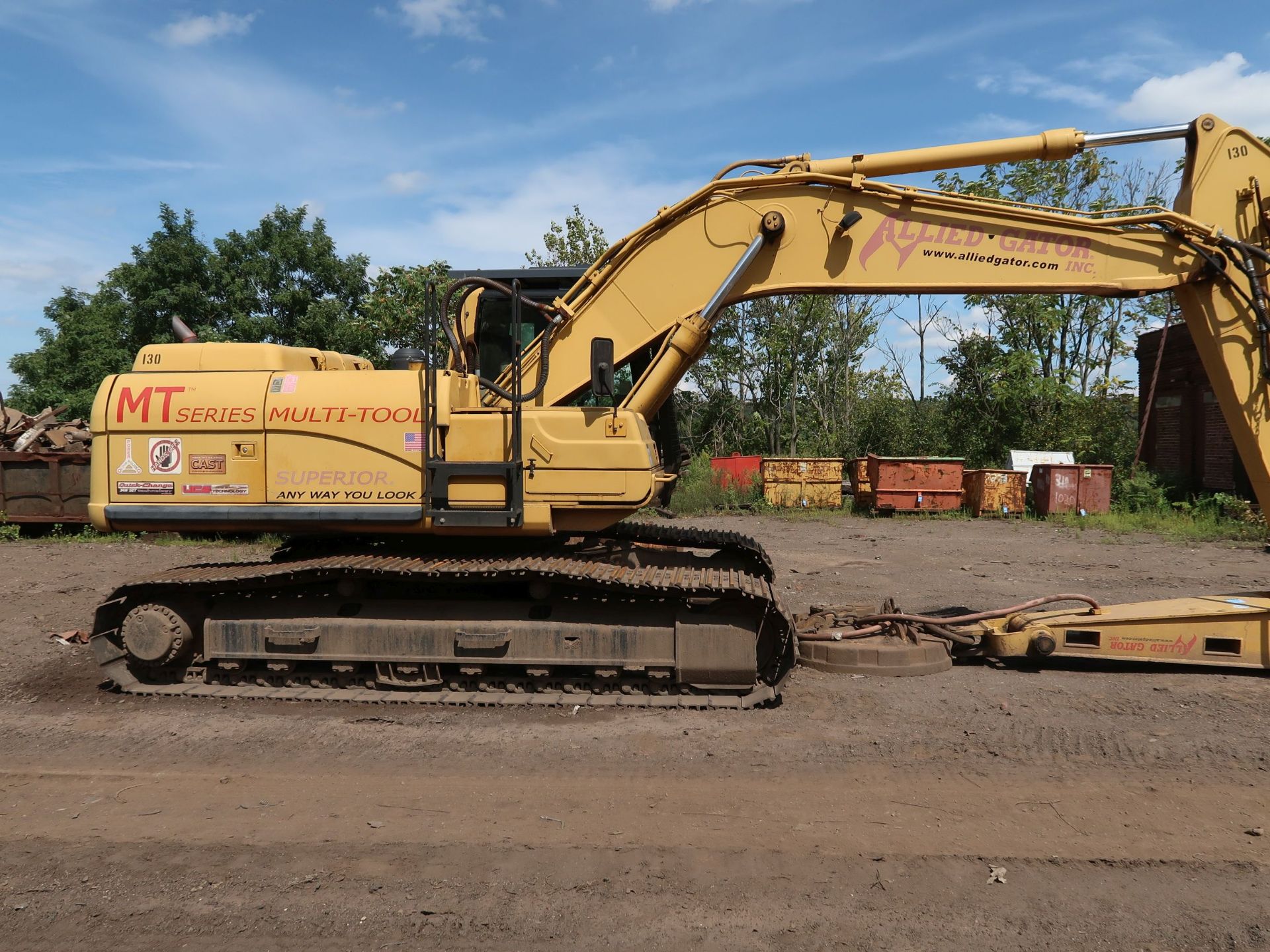 2002 CATERPILLAR MODEL 322CL-ME HYDRAULIC EXCAVATOR; S/N BKJ00617, GENERATOR SET, AC IN CAB, 48" - Image 2 of 10