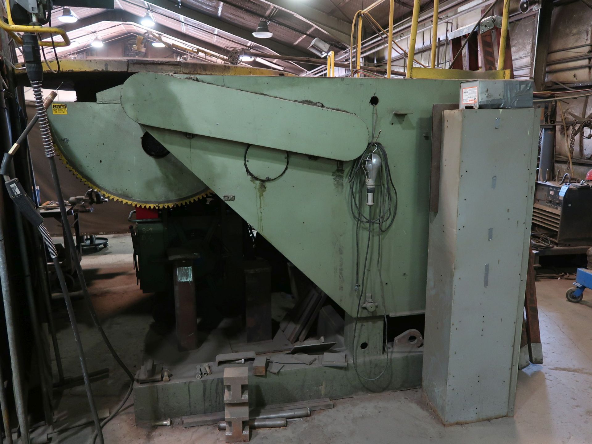 40,000 LB. ARONSON MODEL HD400A WELDING POSITIONER; S/N 7950, 96" DIAMETER PLATE - Image 2 of 5