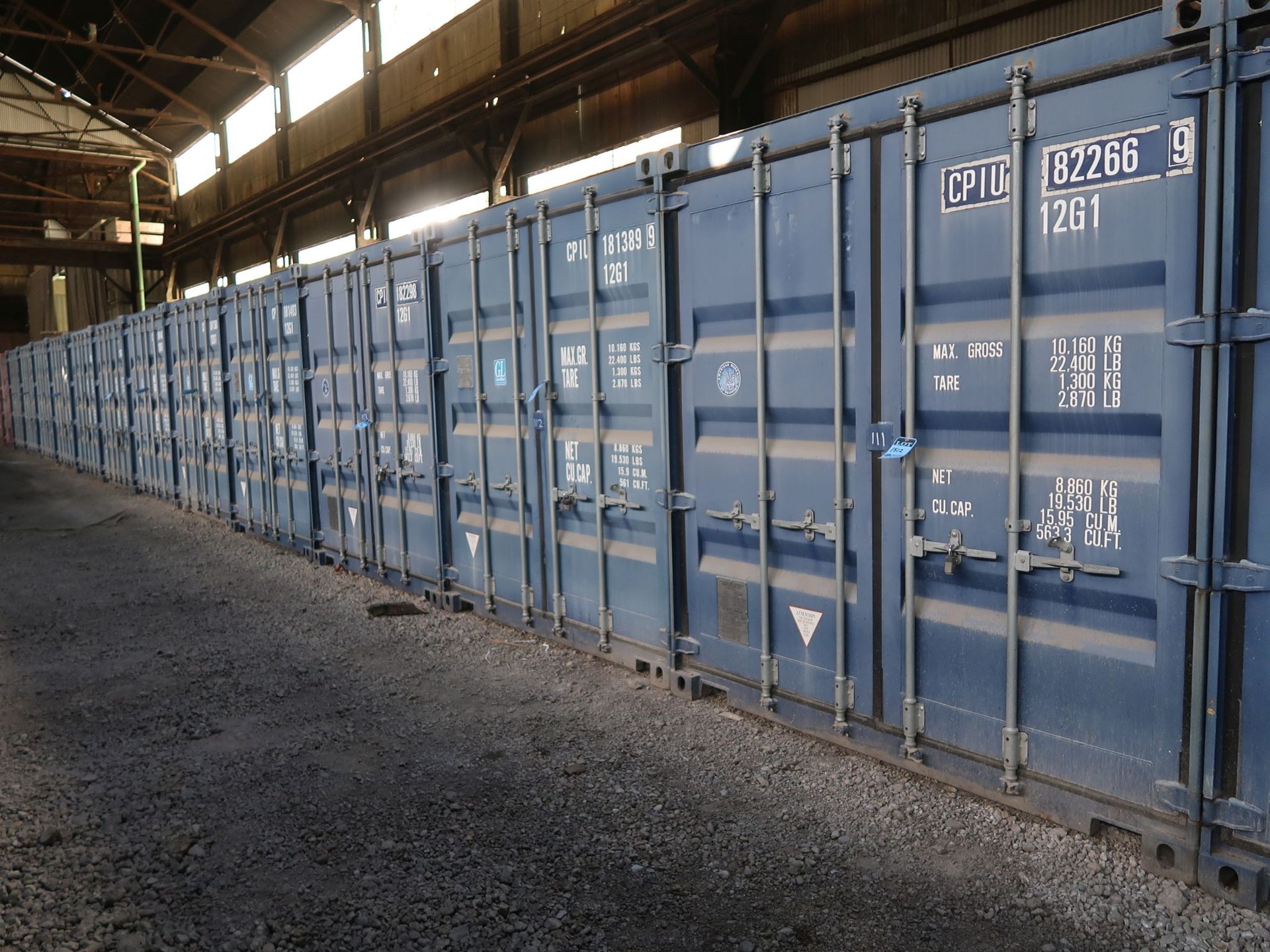 7' X 8' CONEX STORAGE CONTAINERS