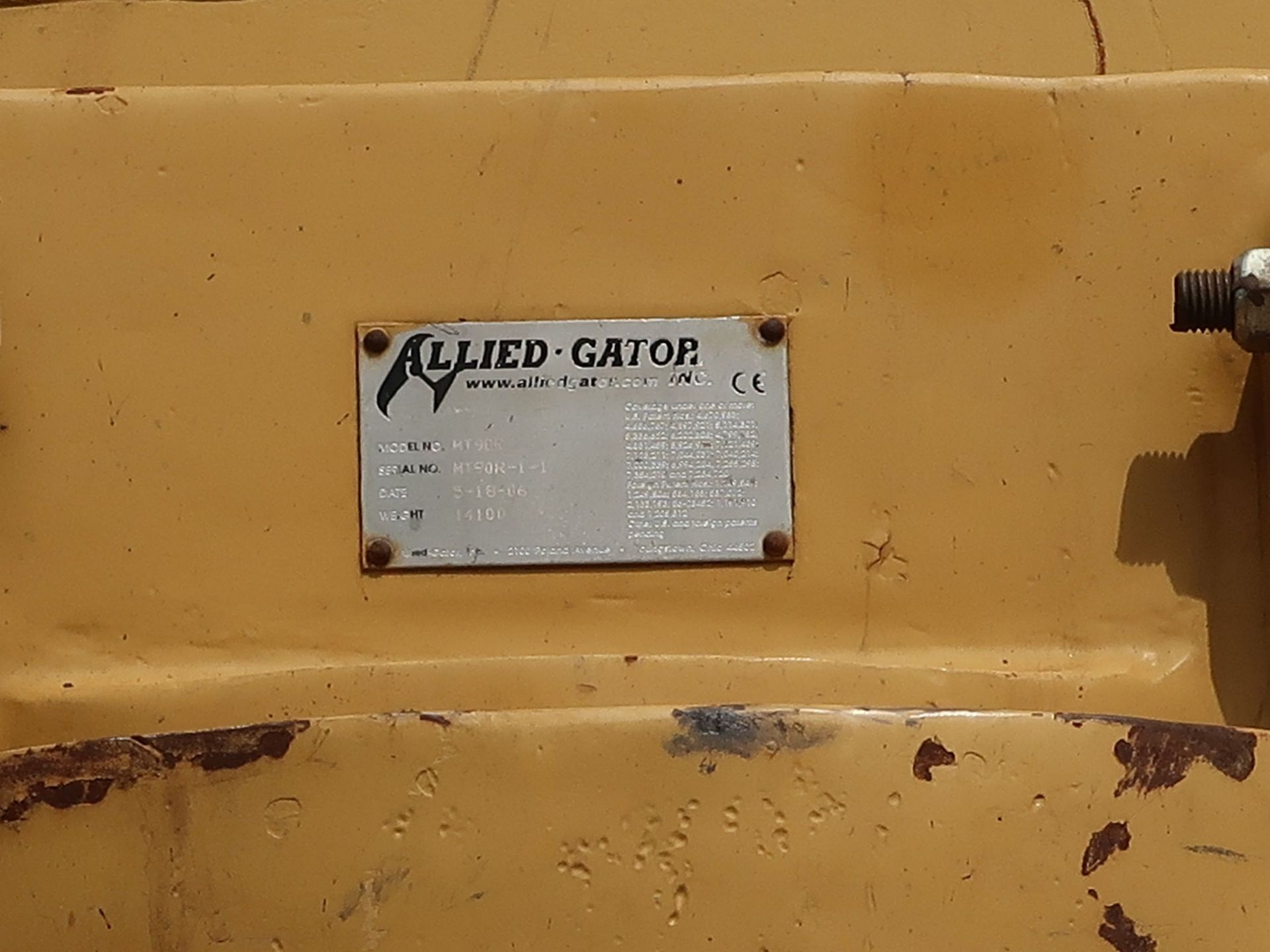 ALLIED GATOR MODEL MT90 DENSIFIER ATTACHMENT (DISCONNECT AT BOOM) - Image 4 of 4