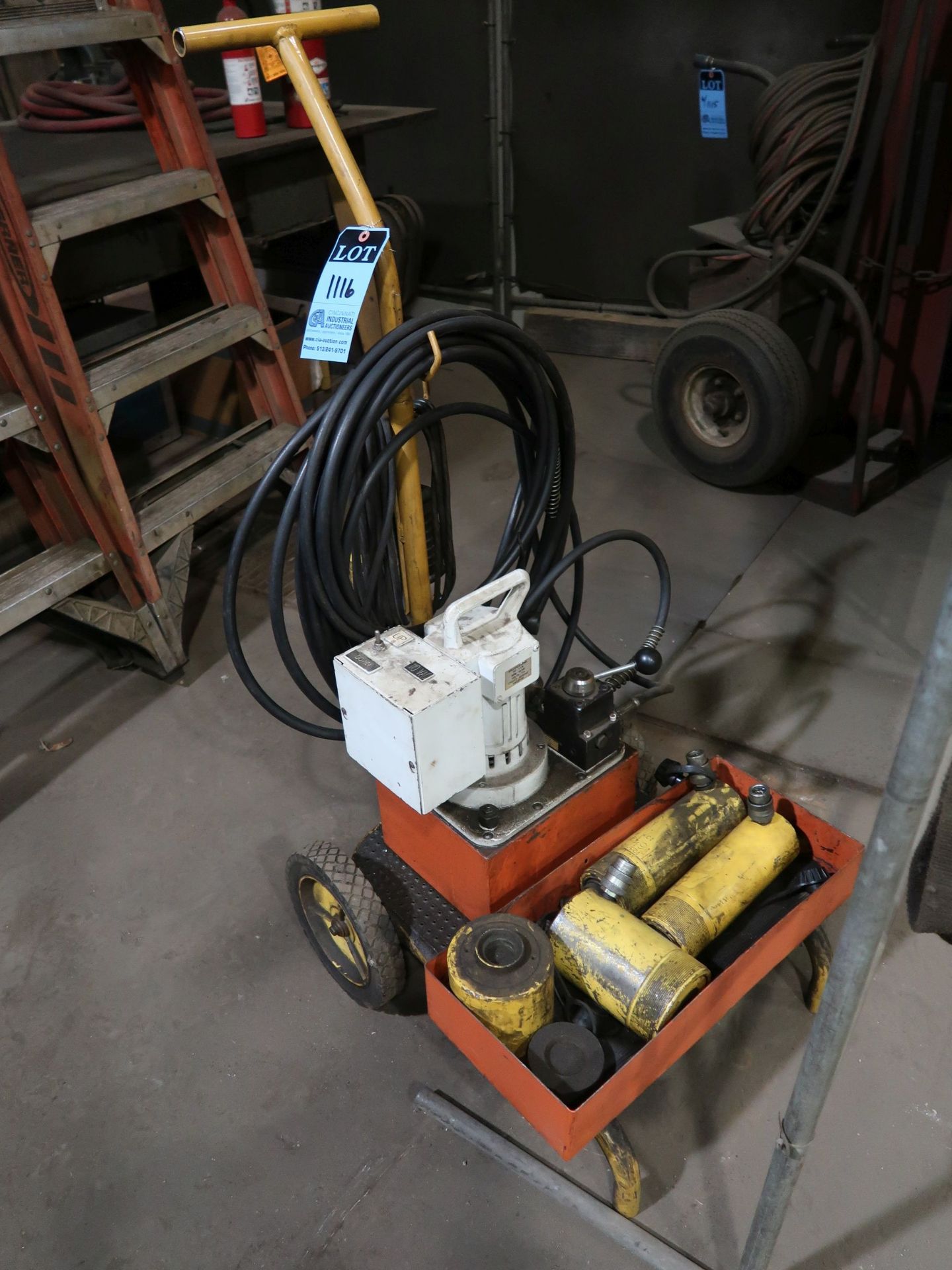 OTC HYDRAULIC POWER RACK WITH JACKS