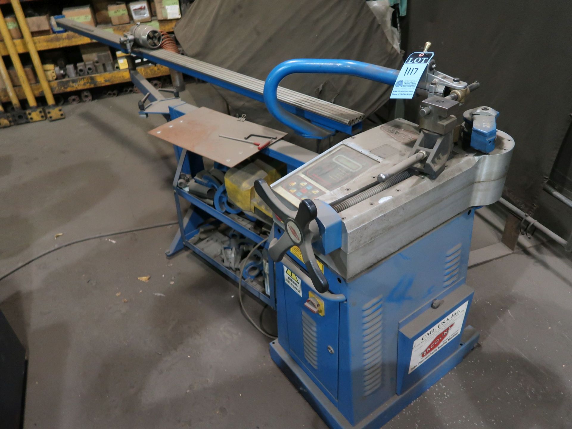 ERCOLINA MODEL TDP030TRIF PIPE AND TUBING BENDER; S/N 3005026 - Image 3 of 6