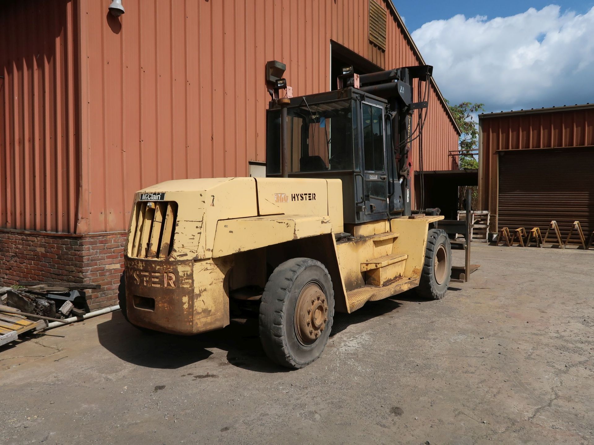 36,000 HYSTER MODEL H360XL DIESEL LIFT TRUCK; S/N C019DO1532L, 96" FORKS, PERKINS ENGINE, 2-STAGE - Image 4 of 10