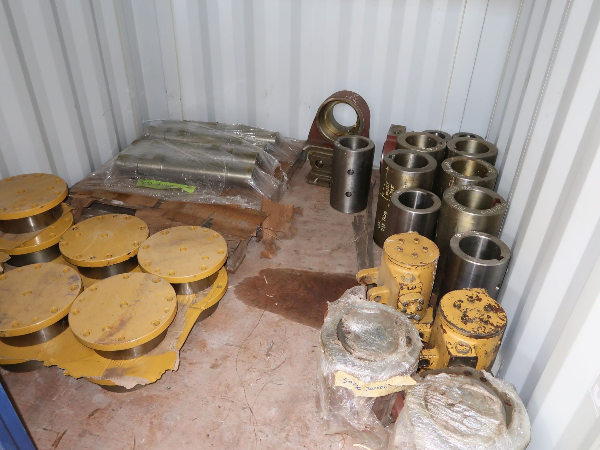 (LOT) LARGE OFFERING OF ALLIED GATOR PARTS THAT ARE STORED IN (160) CONEX CONTIANERS, YELLOW STEEL - Image 41 of 190