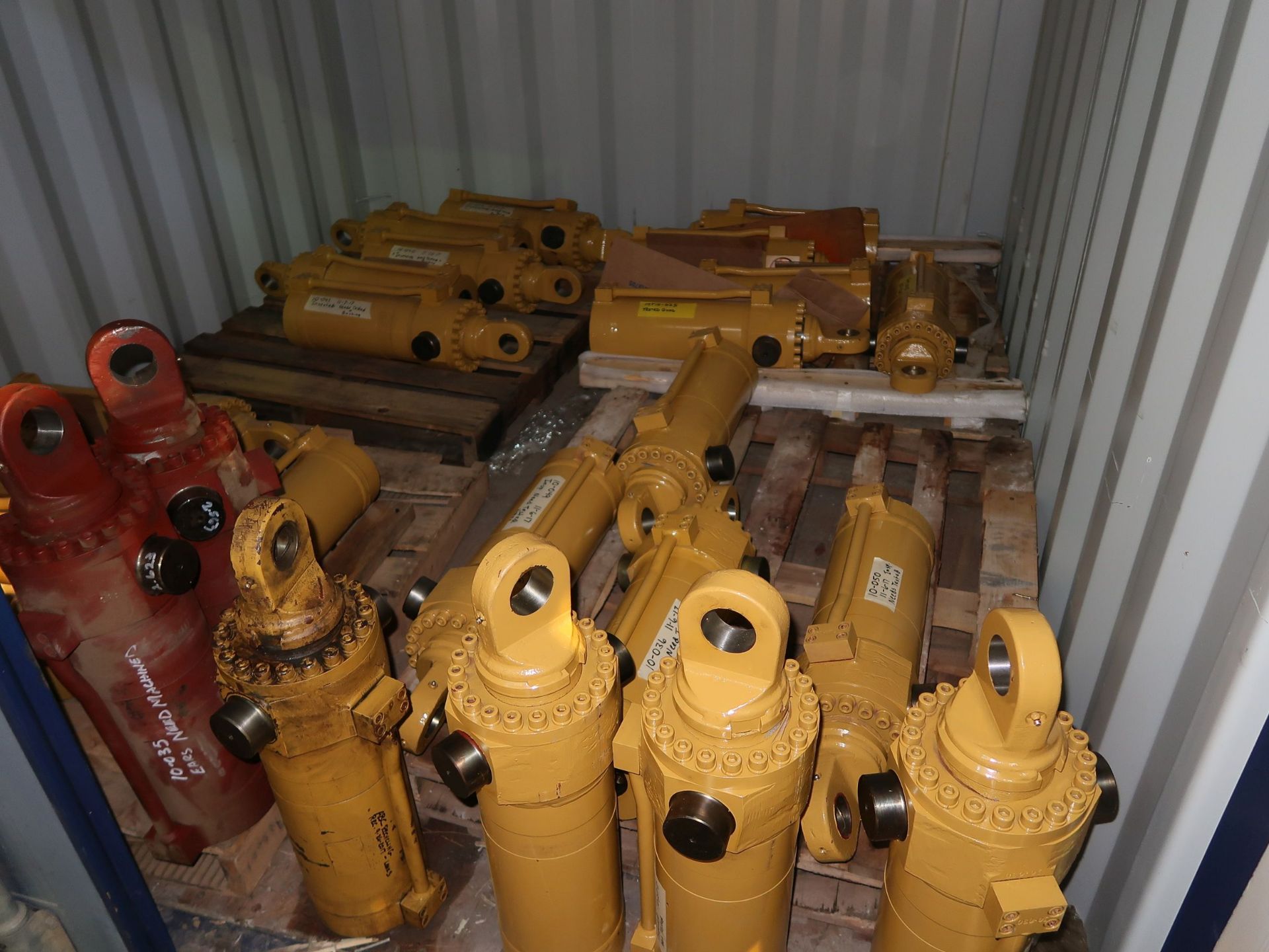 (LOT) LARGE OFFERING OF ALLIED GATOR PARTS THAT ARE STORED IN (160) CONEX CONTIANERS, YELLOW STEEL - Image 94 of 190