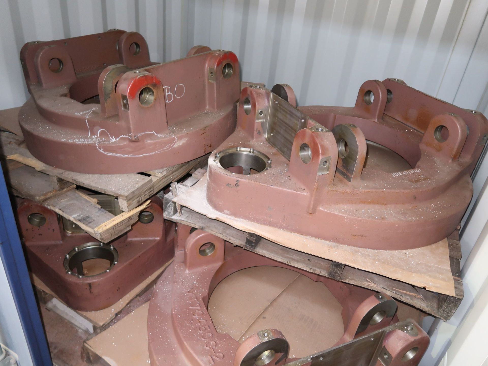 (LOT) LARGE OFFERING OF ALLIED GATOR PARTS THAT ARE STORED IN (160) CONEX CONTIANERS, YELLOW STEEL - Image 43 of 190