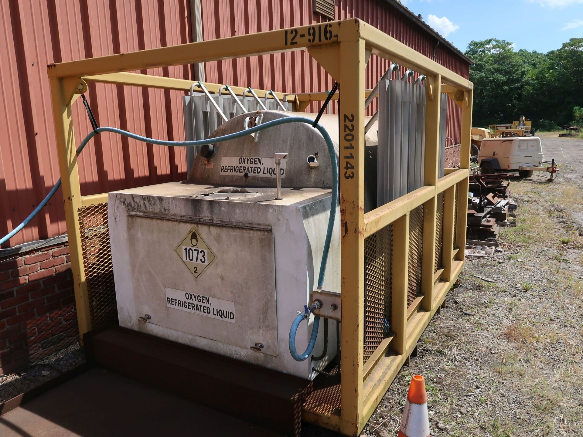 CHART LIQUID OXYGEN SKID MOUNTED WITH TANK-TEL CONTROL