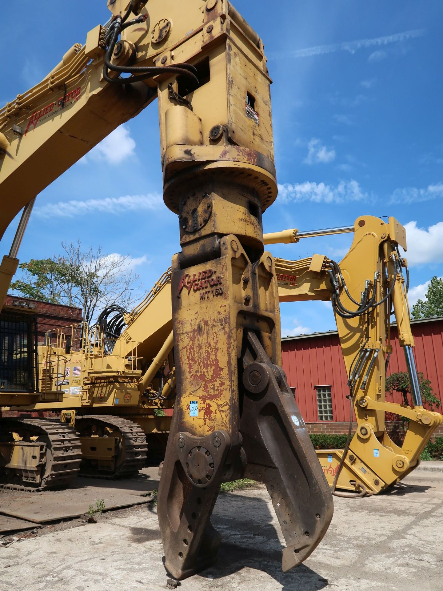 ALLIED GATOR MODEL MT160 HEAVY DUTY ROTATING SHEAR ATTACHMENT (DISCONNECT AT BOOM)