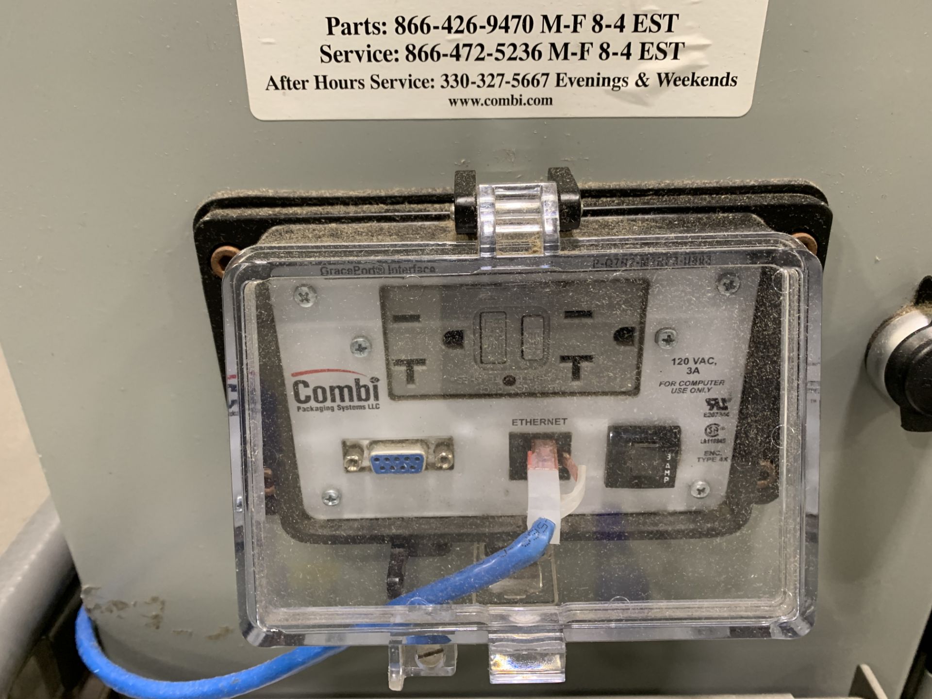 2017 - COMBI MODEL 2-EZ HIGH SPEED CASE ERECTOR, BOTTOM TAPER UNIT; S/N 2EZHS516136, LINE L, ALLEN - Image 11 of 17