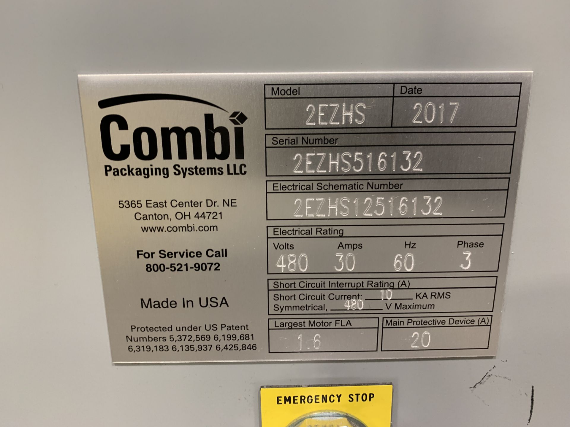 2017 - COMBI MODEL 2-EZ HIGH SPEED CASE ERECTOR, BOTTOM TAPER UNIT; S/N 2EZHS516132, LINE C, ALLEN - Image 12 of 19