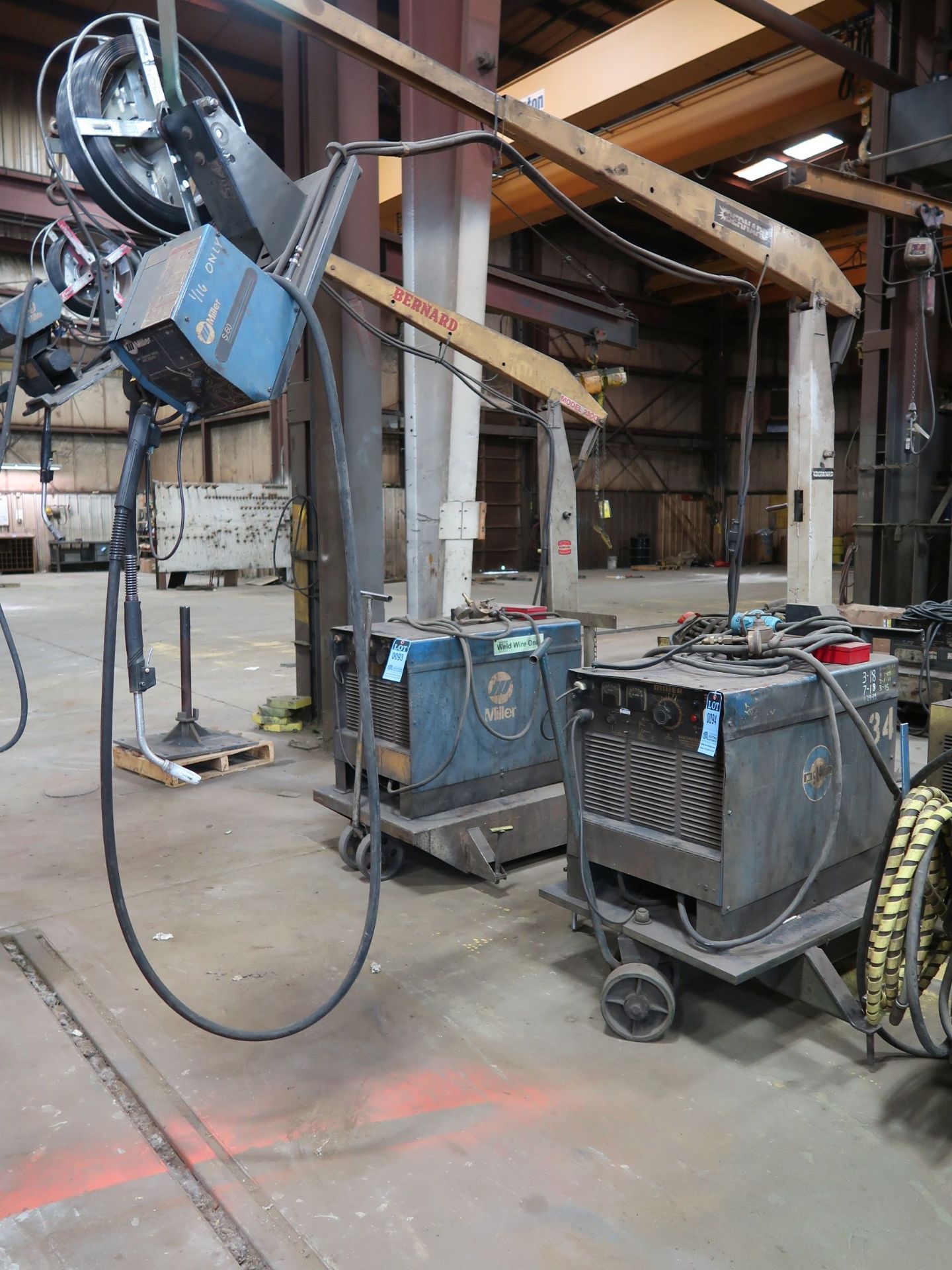 450 AMP MILLER DELTAWELD 450 CONSTANT POTENTIAL DC ARC WELDING POWER SOURCE, S/N - N/A, W/ BERNARD