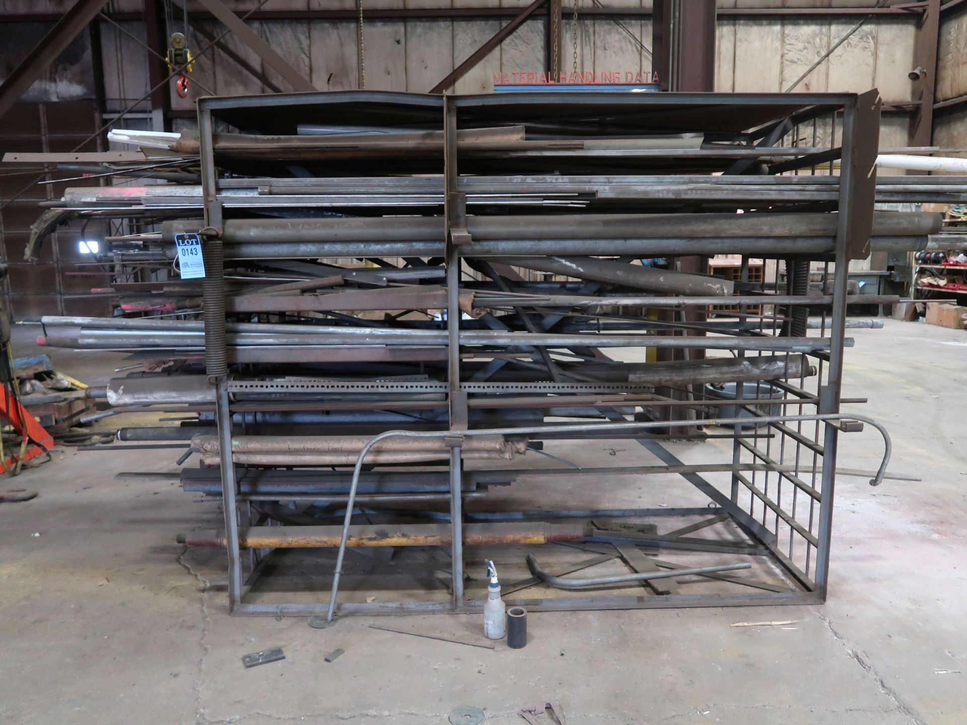 (LOT) RACK W/ PIPE & TUBE STOCK