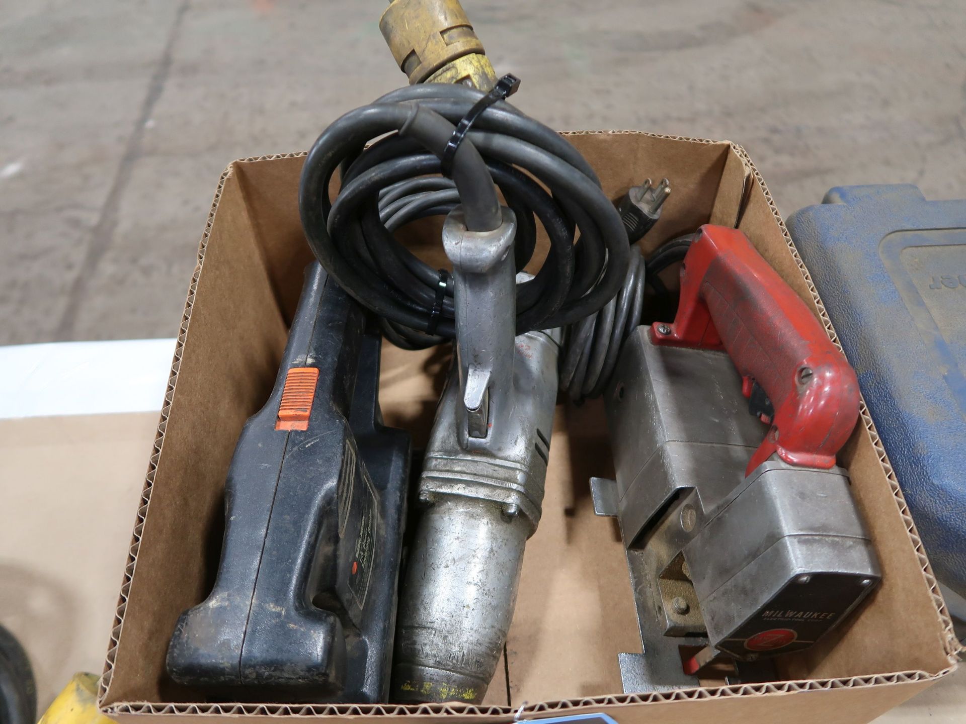 (LOT) MISC. ELECTRIC HAND TOOLS