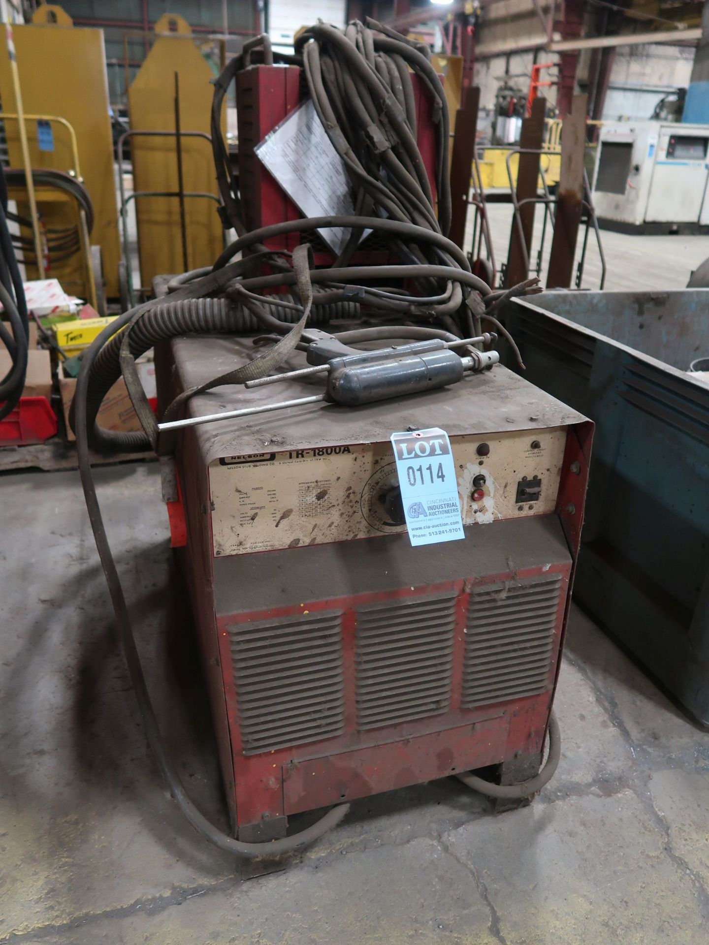 NELSON TR-1800A STUD WELDER W/ CONTROL UNIT