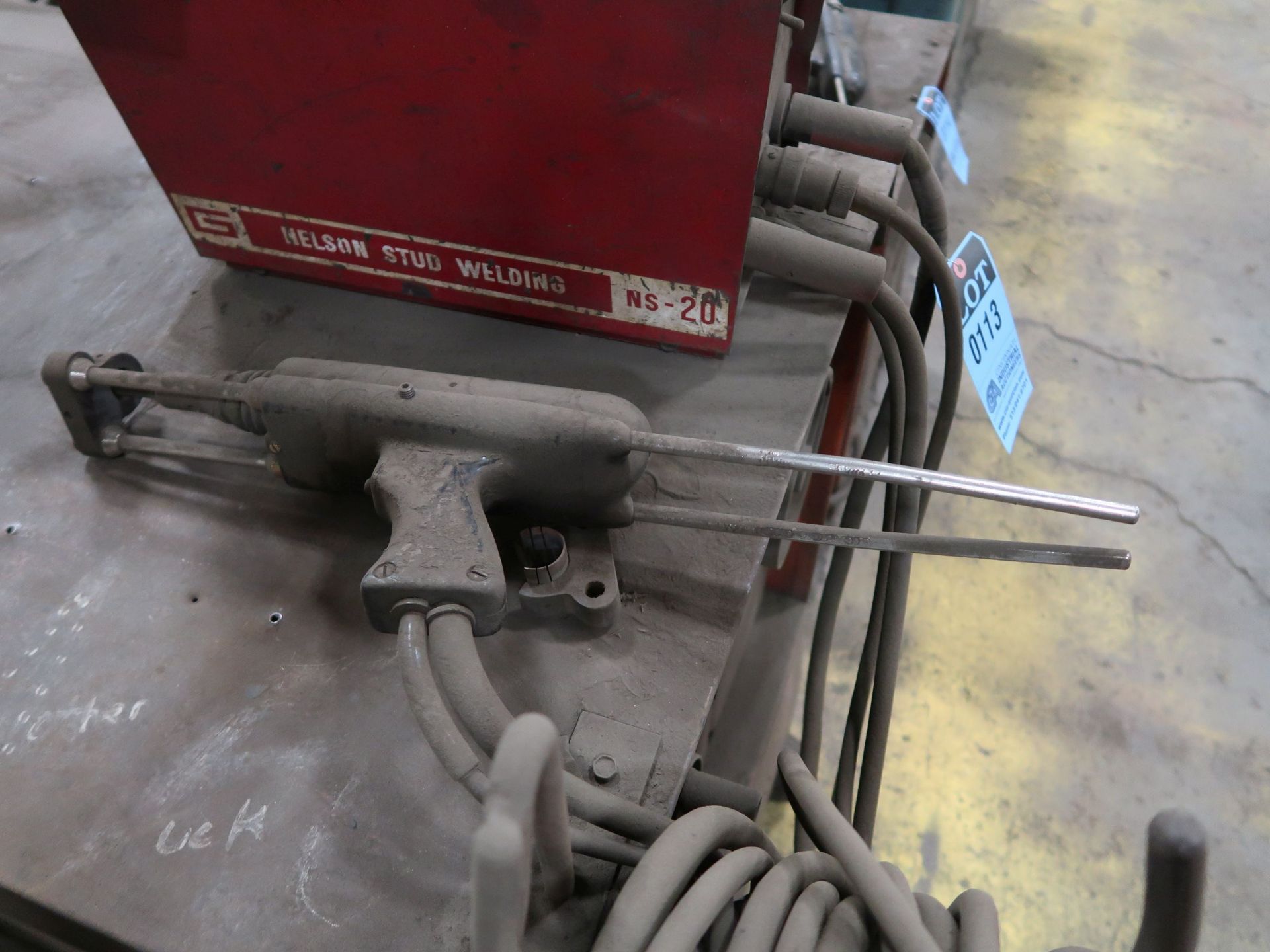 600 AMP AIRCO MODEL 60VR-24-CPA WELDER W/ NELSON NS-20 STUD GUN - Image 3 of 6