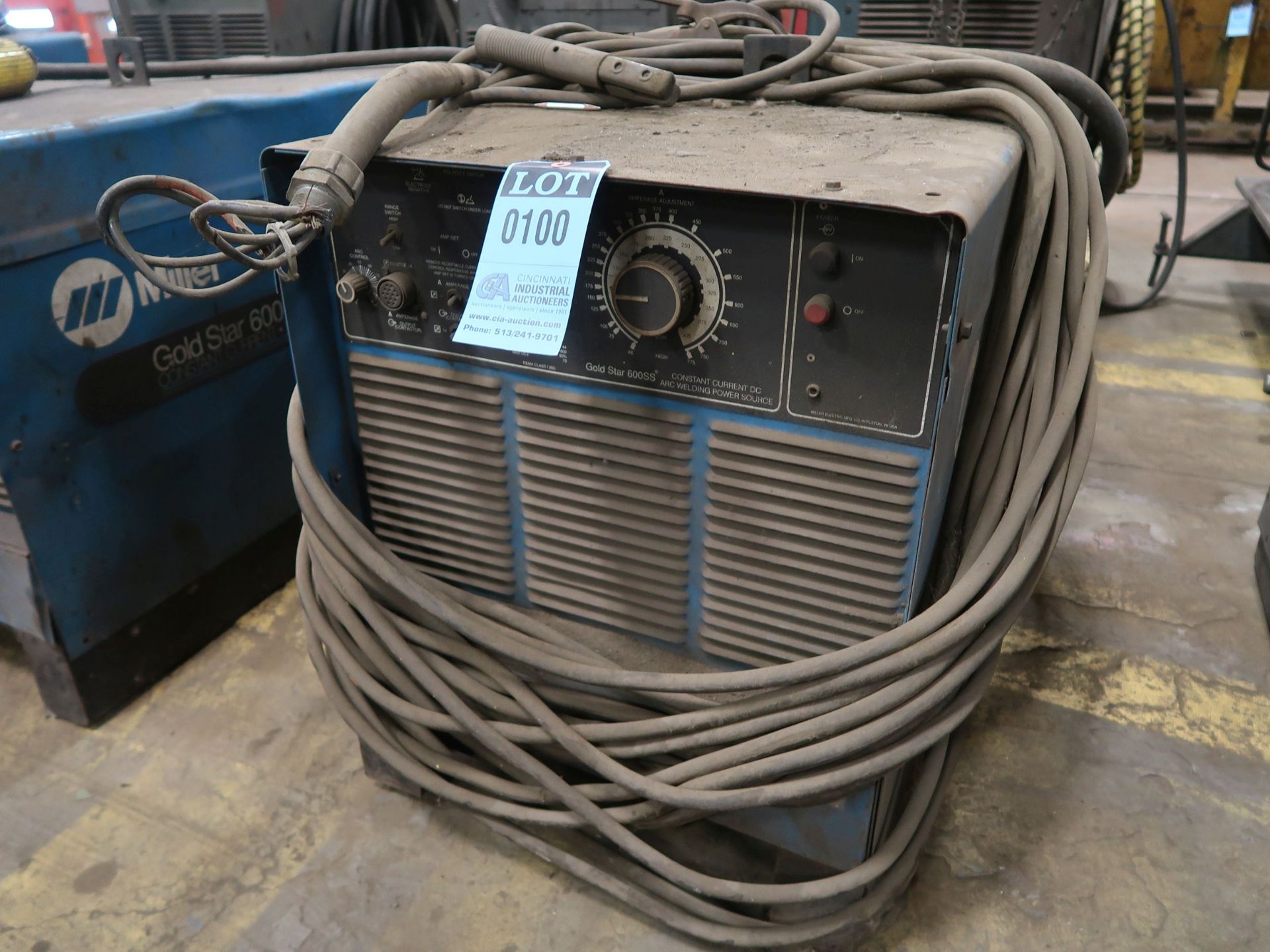 600 AMP MILLER GOLDSTAR 600SS CC DC ARC WELDER