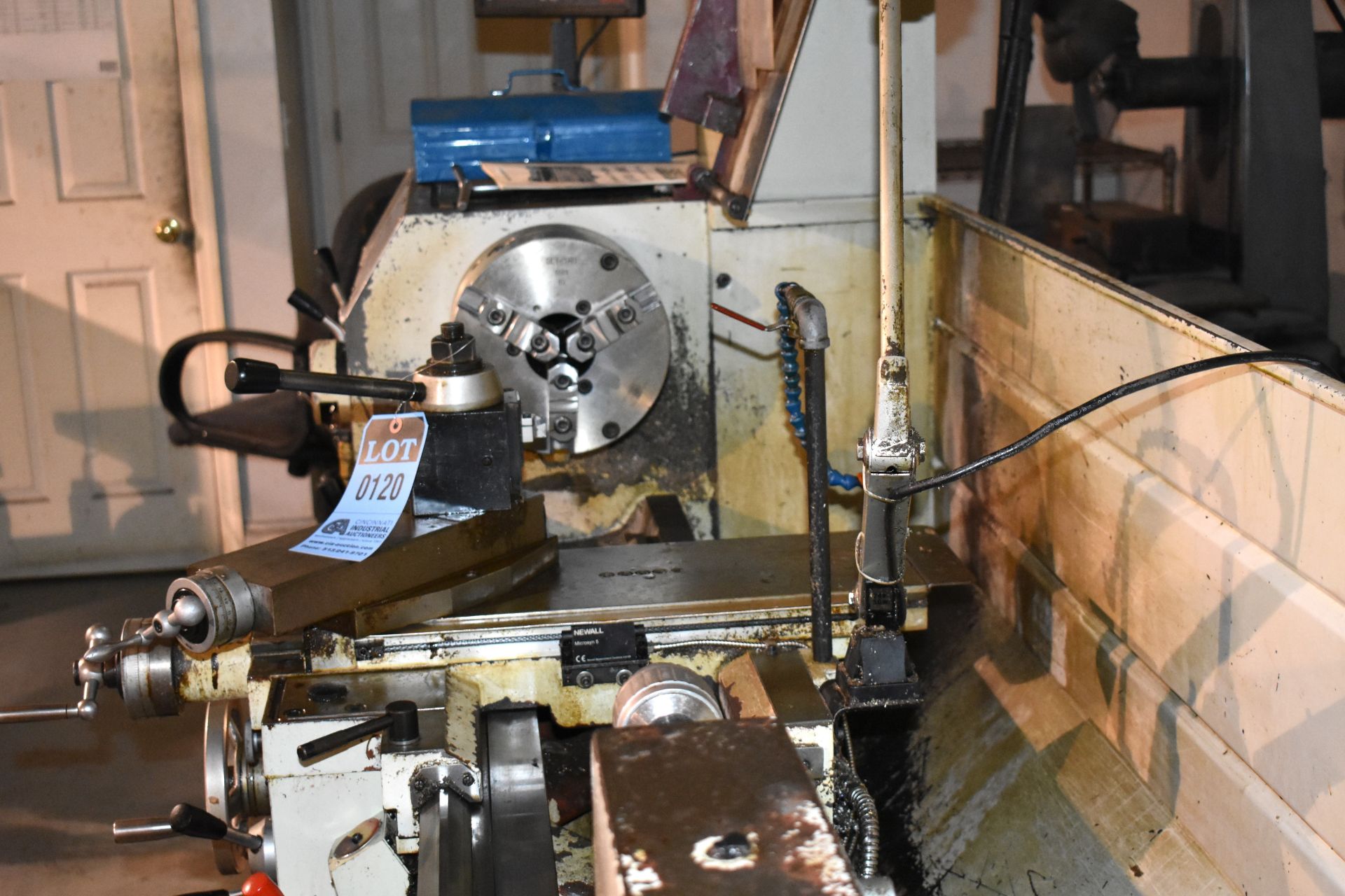 17" X 60" ACER MODEL E-LATHE 1760G GAP BED ENGINE LATHE; NEWALL DRO, THREADING, 10" 3-JAW CHUCK, - Image 7 of 7