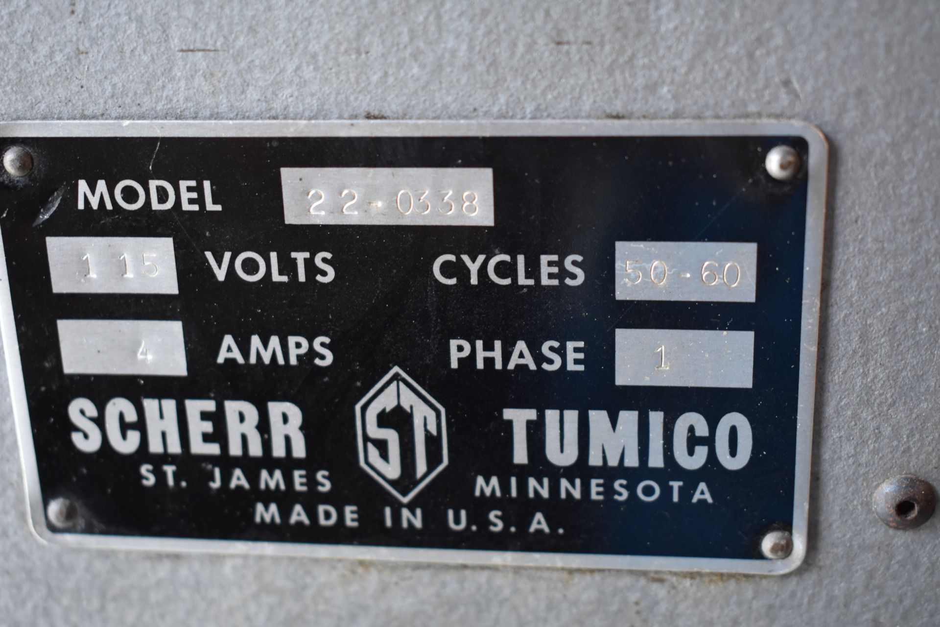 14" SCHERR TIMCO MANUAL OPTICAL COMPARATOR - Image 3 of 3