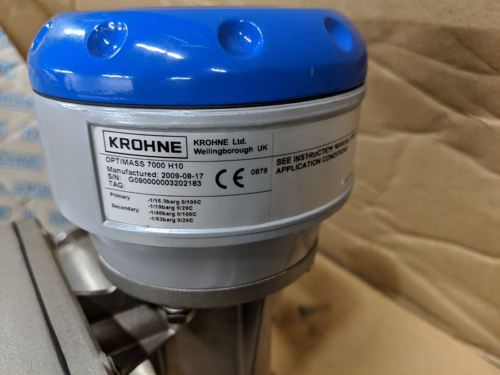 KROHNE OPTIMASS 7000 H10 MASS FLOW SENSOR - Image 3 of 3