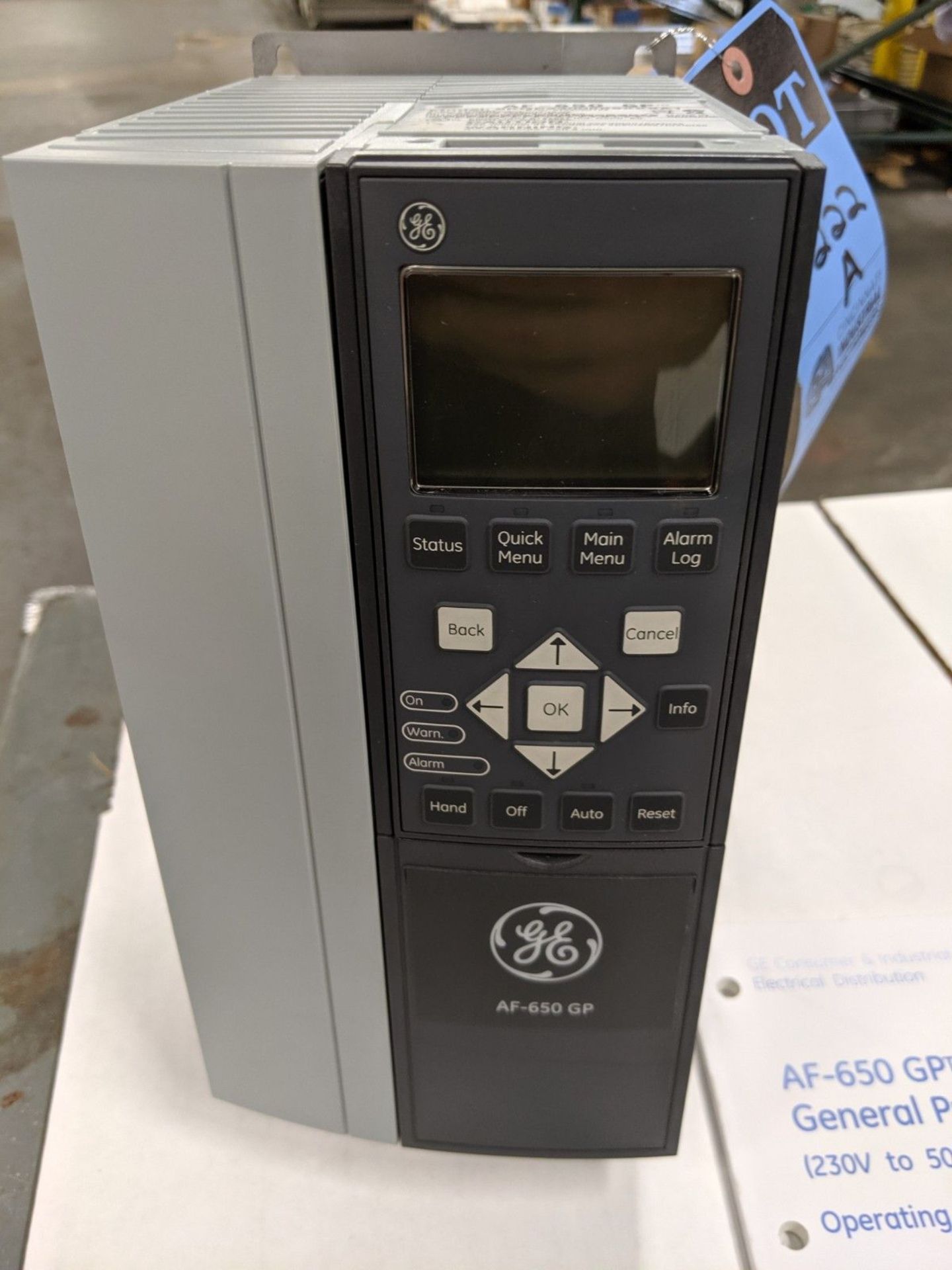 GE MODEL AF650GP VARIABLE FREQUENCY DRIVE AND RELIANCE DUAL CHANNEL AC DRIVE - Image 2 of 7