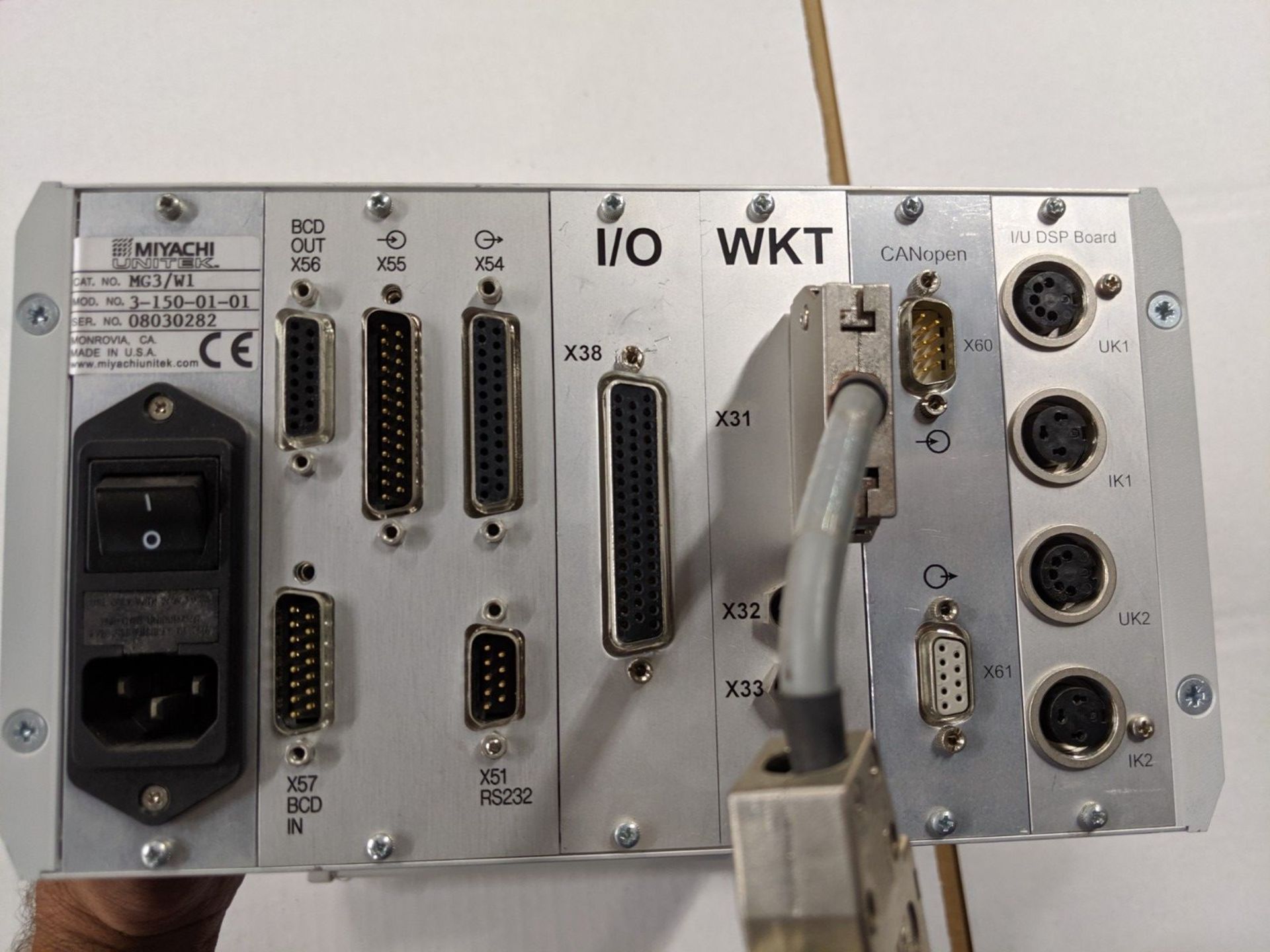 MIYACHI PEC MG3 DIGITAL "PROCESS SENTRY" WELD MONITOR, S/N 08030282 - Image 3 of 4