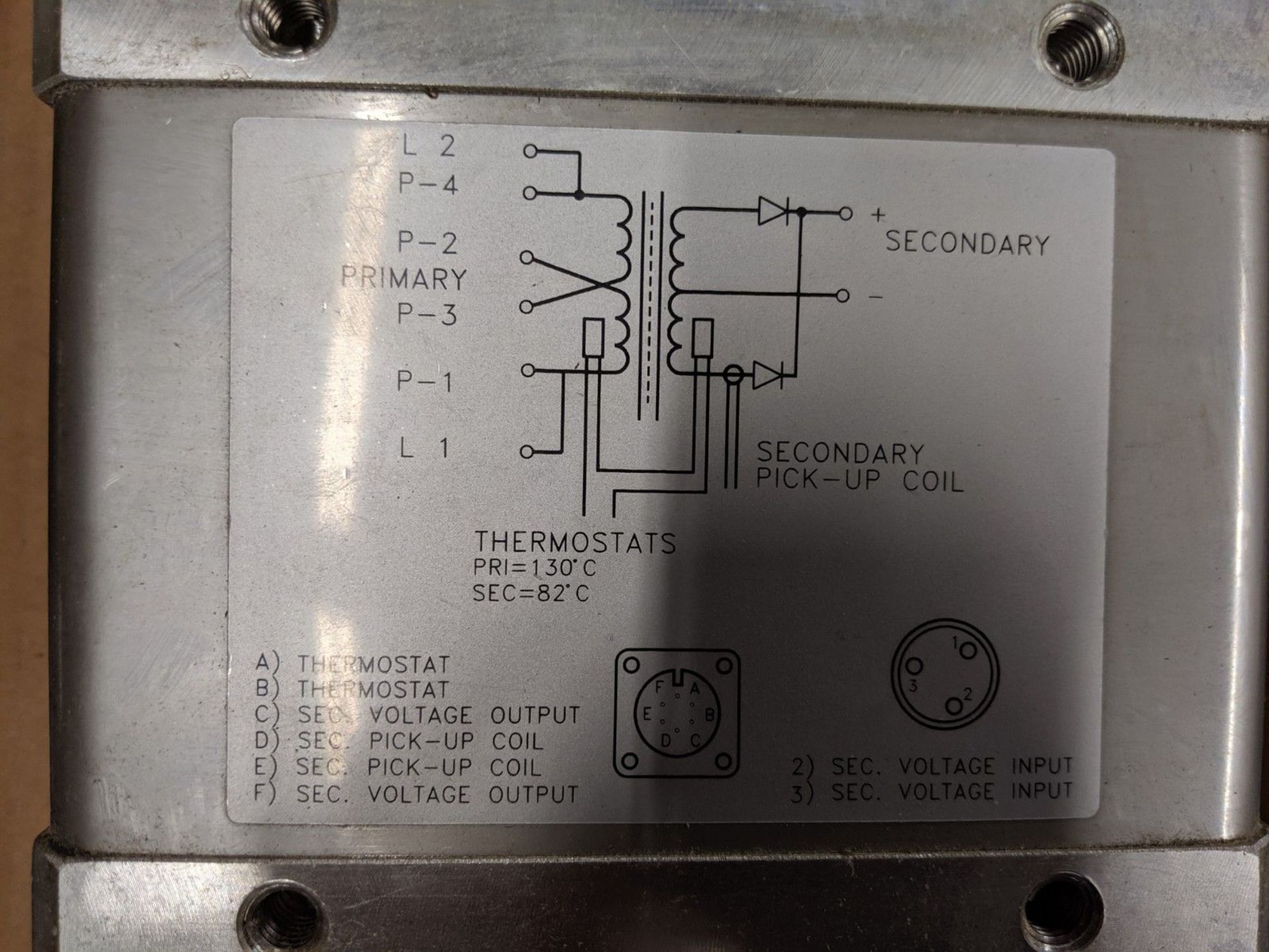 MIYACHI UNITEK MODEL IT-1040-3, 40 KVA INVERTER TRANSFORMER, S/N 12010331 - Image 3 of 3