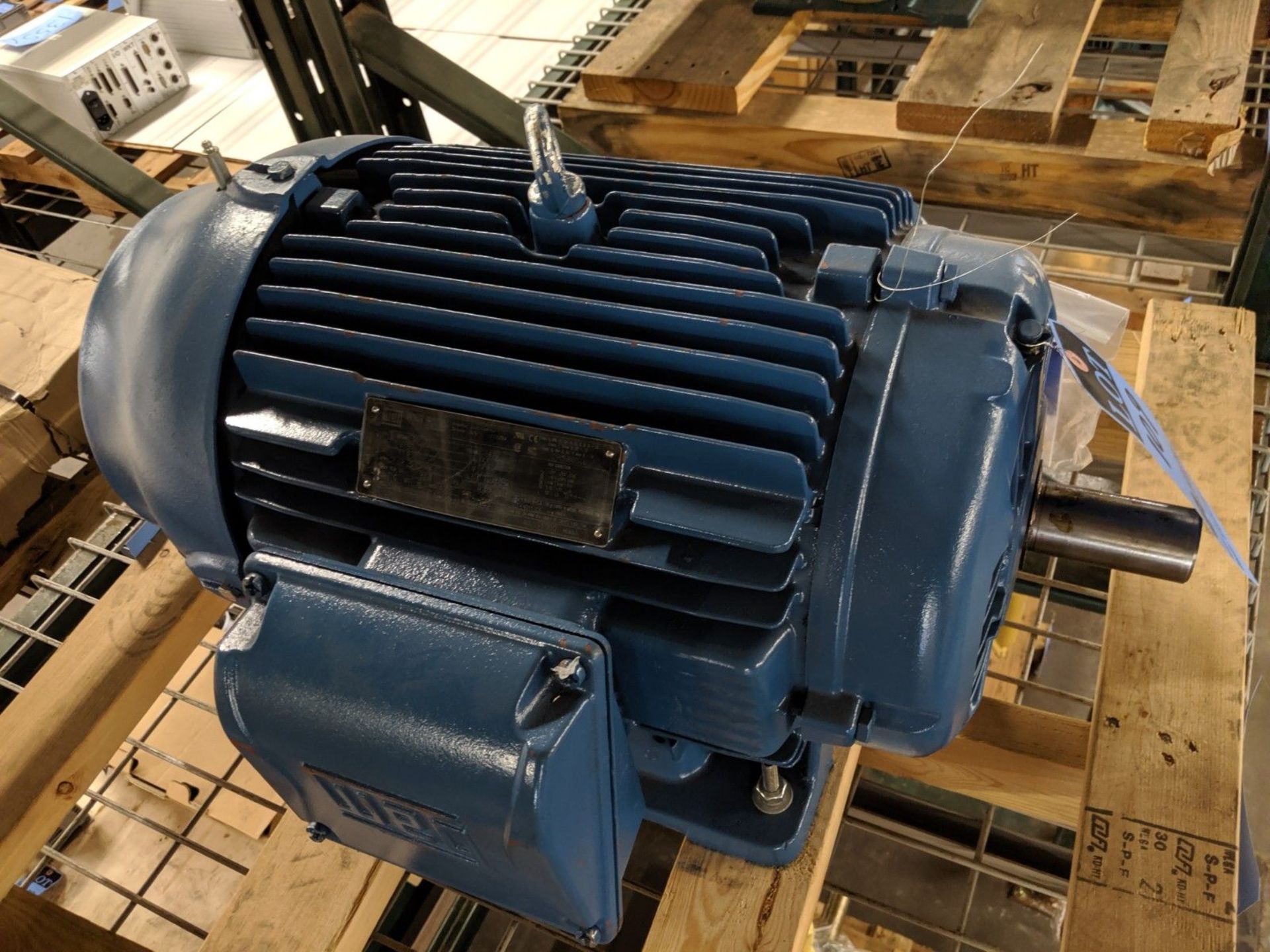 30 H.P. WEG "WZZ" ELECTRIC MOTOR, 415 VOLT, 2930 RPM, 286TS FRAME SIZE