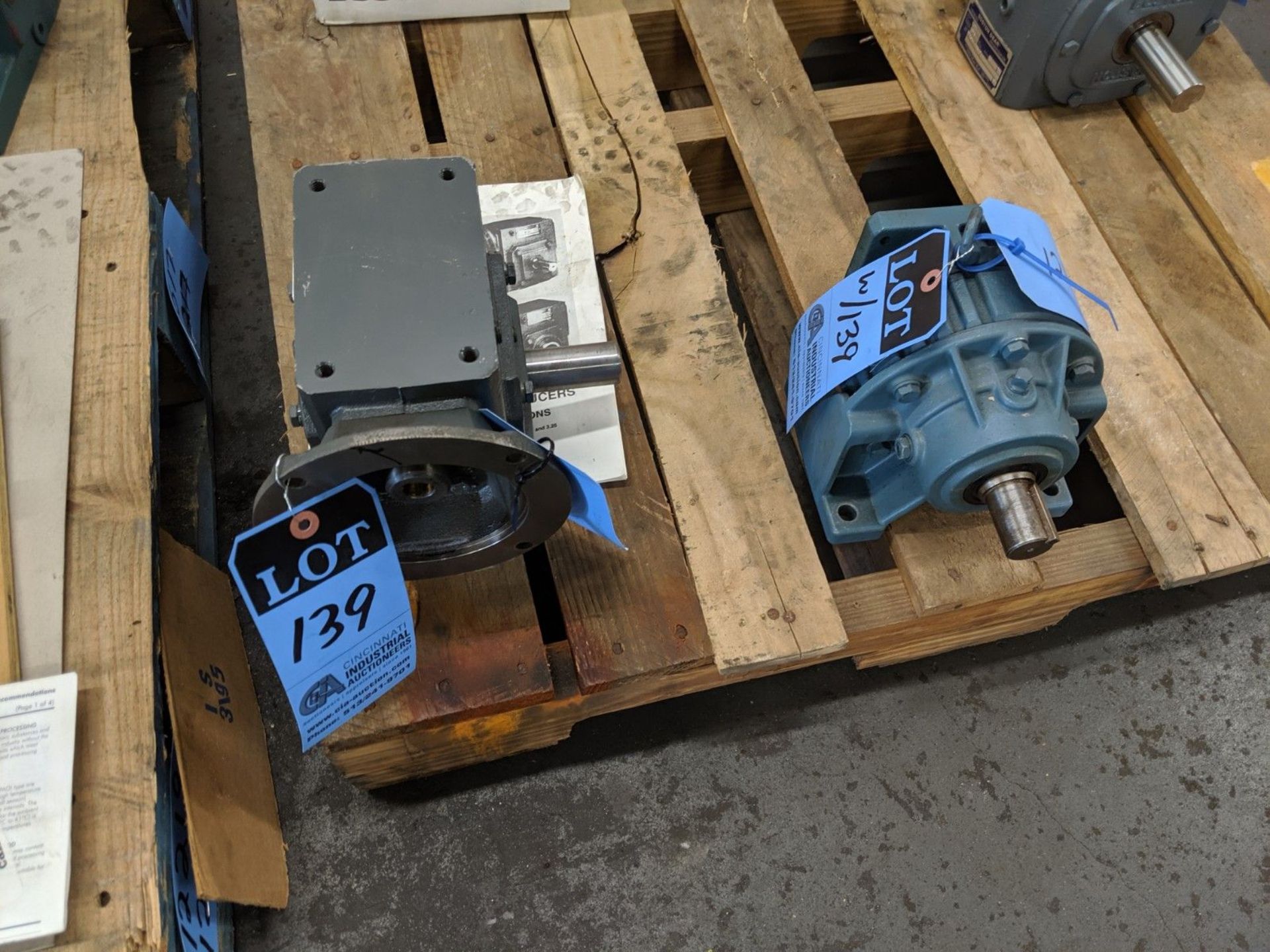 (LOT) (2) GEAR REDUCERS