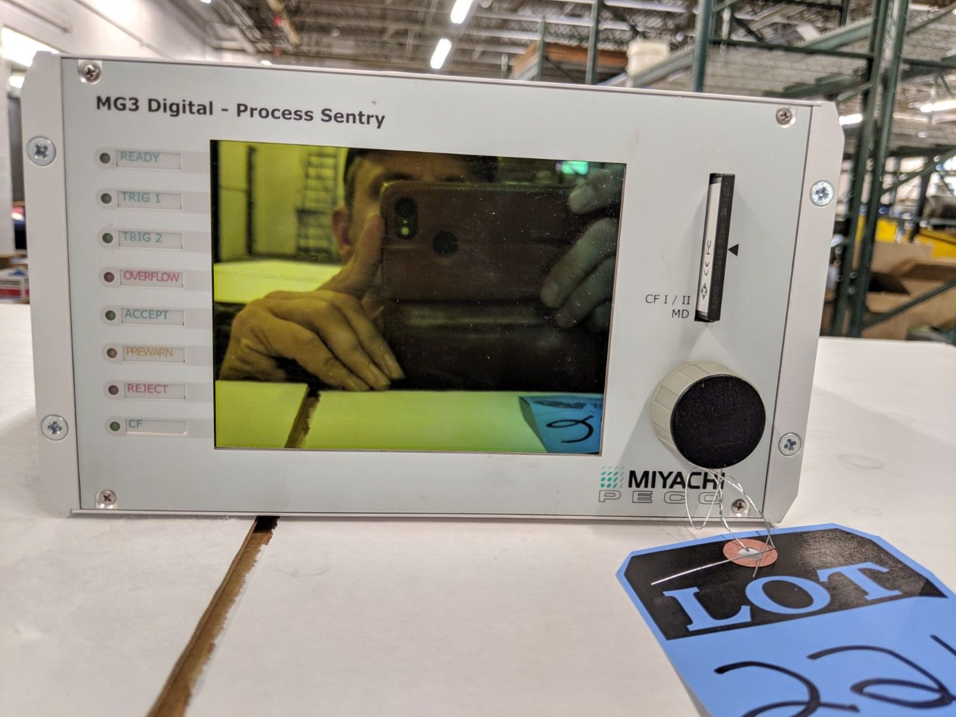 MIYACHI PEC MG3 DIGITAL "PROCESS SENTRY" WELD MONITOR, S/N 10120189