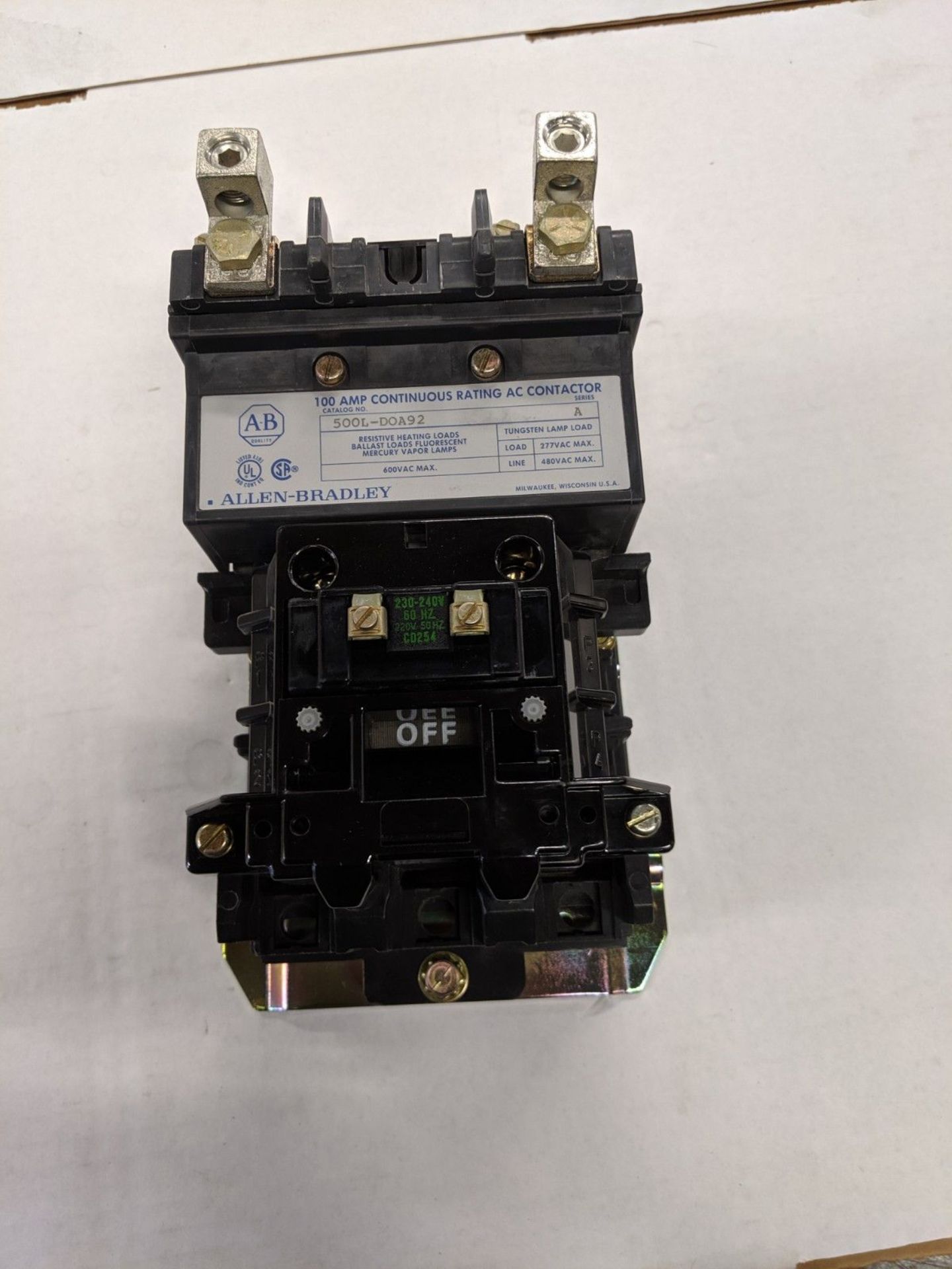 (LOT) (8) ALLEN BRADLEY 500L - D0A92 LIGHTING CONTRACTORS - Image 4 of 5