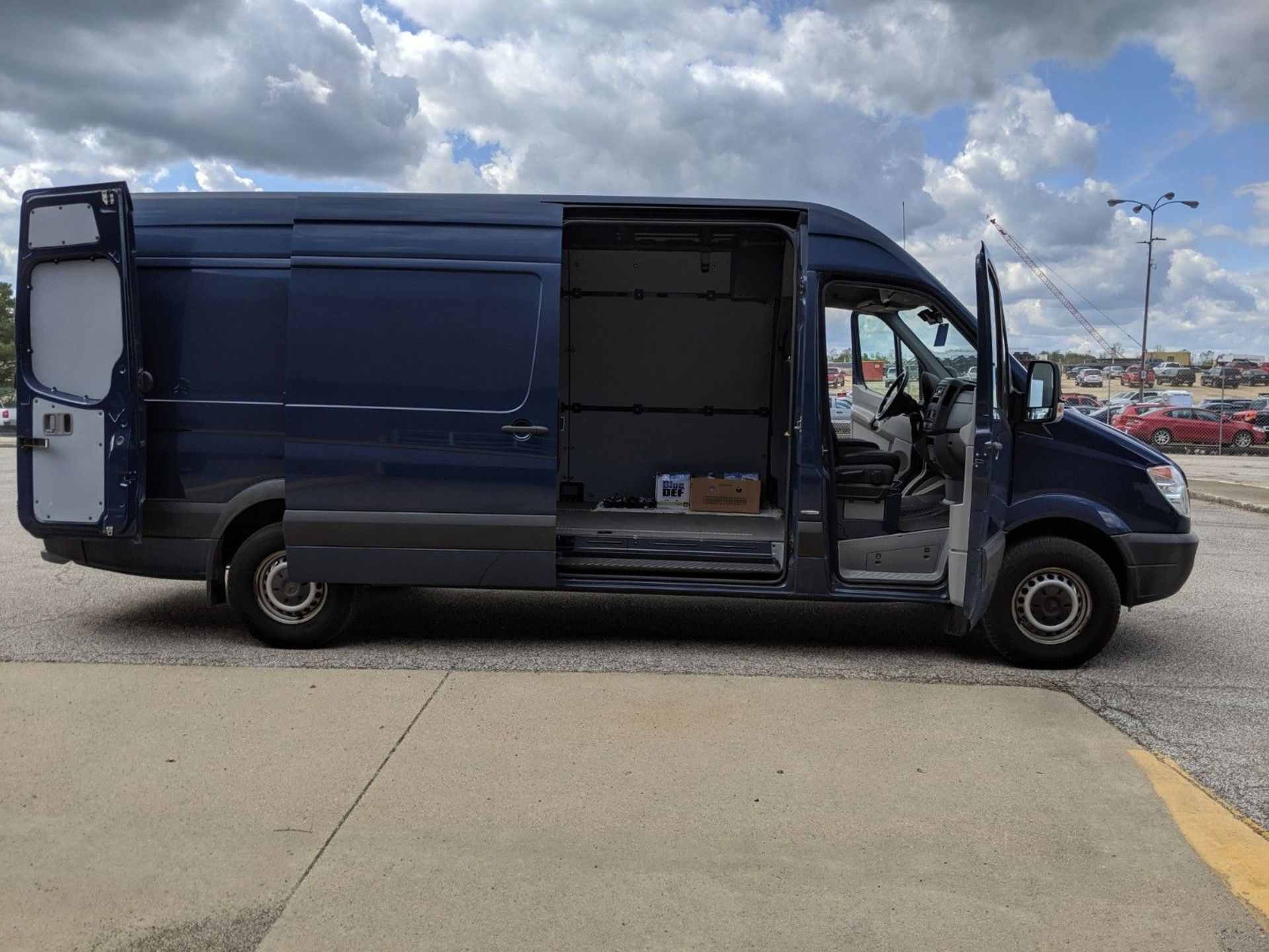 2011 MERCEDES SPRINTER 2500, 188 H.P. 3.0 L V6 TURBO DIESEL CARGO VAN, 71,091 MILES, VIN # - Image 10 of 25