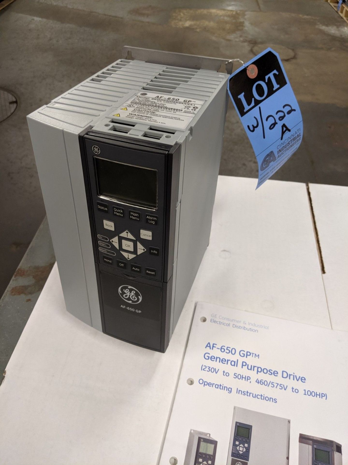 GE MODEL AF650GP VARIABLE FREQUENCY DRIVE AND RELIANCE DUAL CHANNEL AC DRIVE