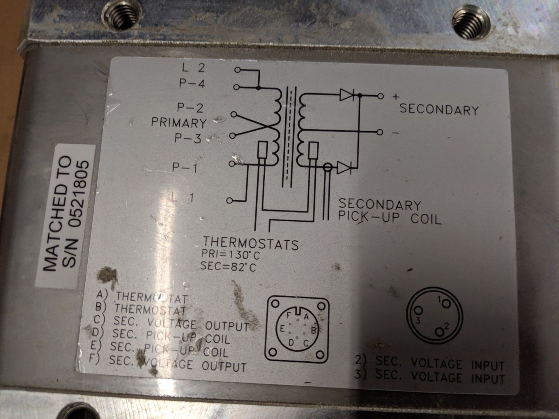 MIYACHI UNITEK MODEL IT-1040-3, 40 KVA INVERTER TRANSFORMER, S/N 11090302 - Image 3 of 4