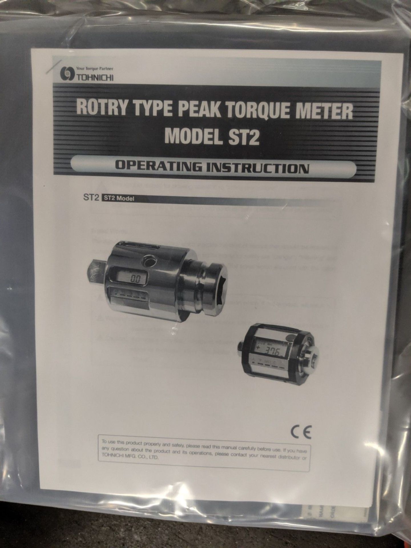 TOHNICHI MODEL ST700F2 SPINE TORQUE METER/TESTER, S/N 703055Y